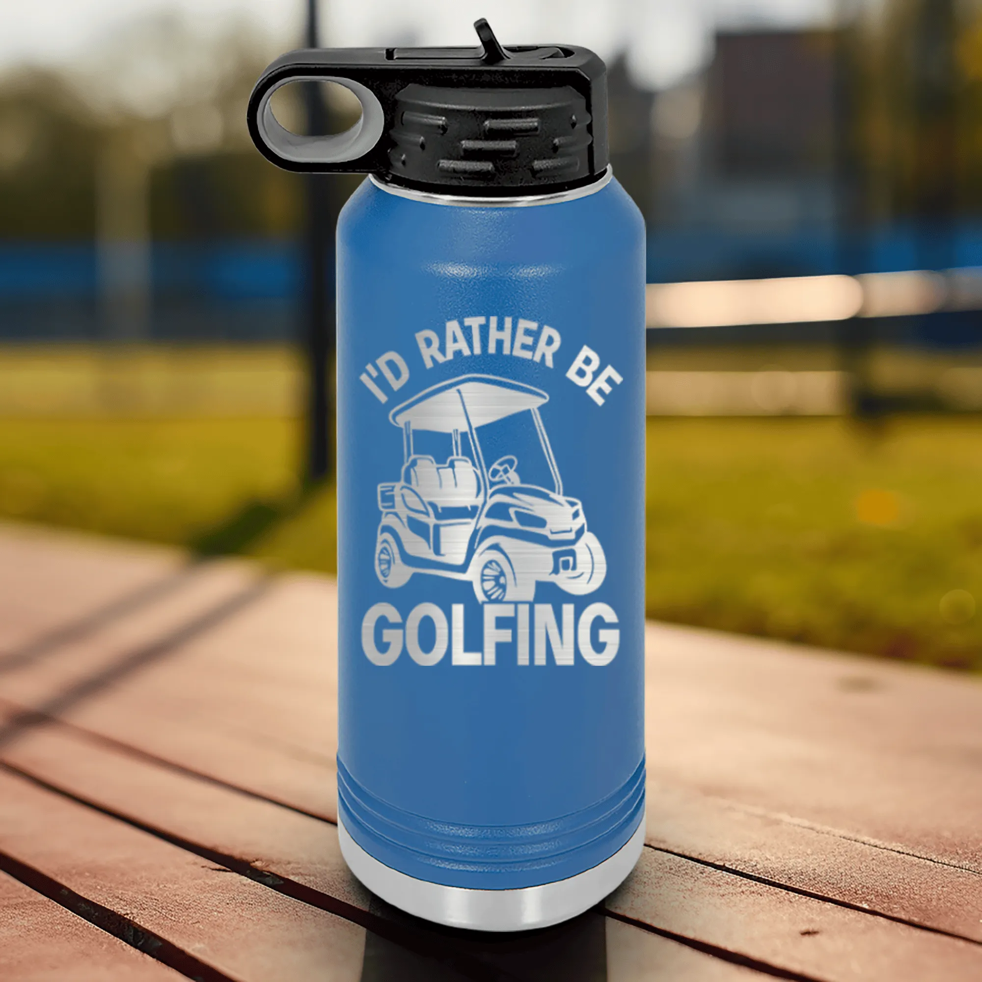 Rather Be Golfin Water Bottle