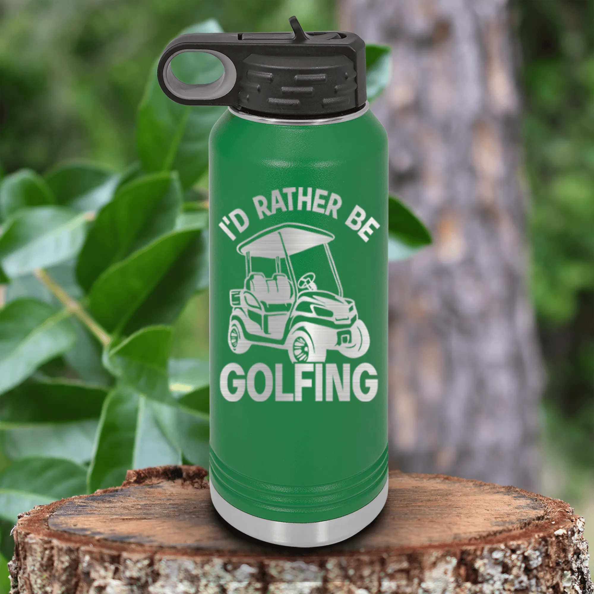 Rather Be Golfin Water Bottle