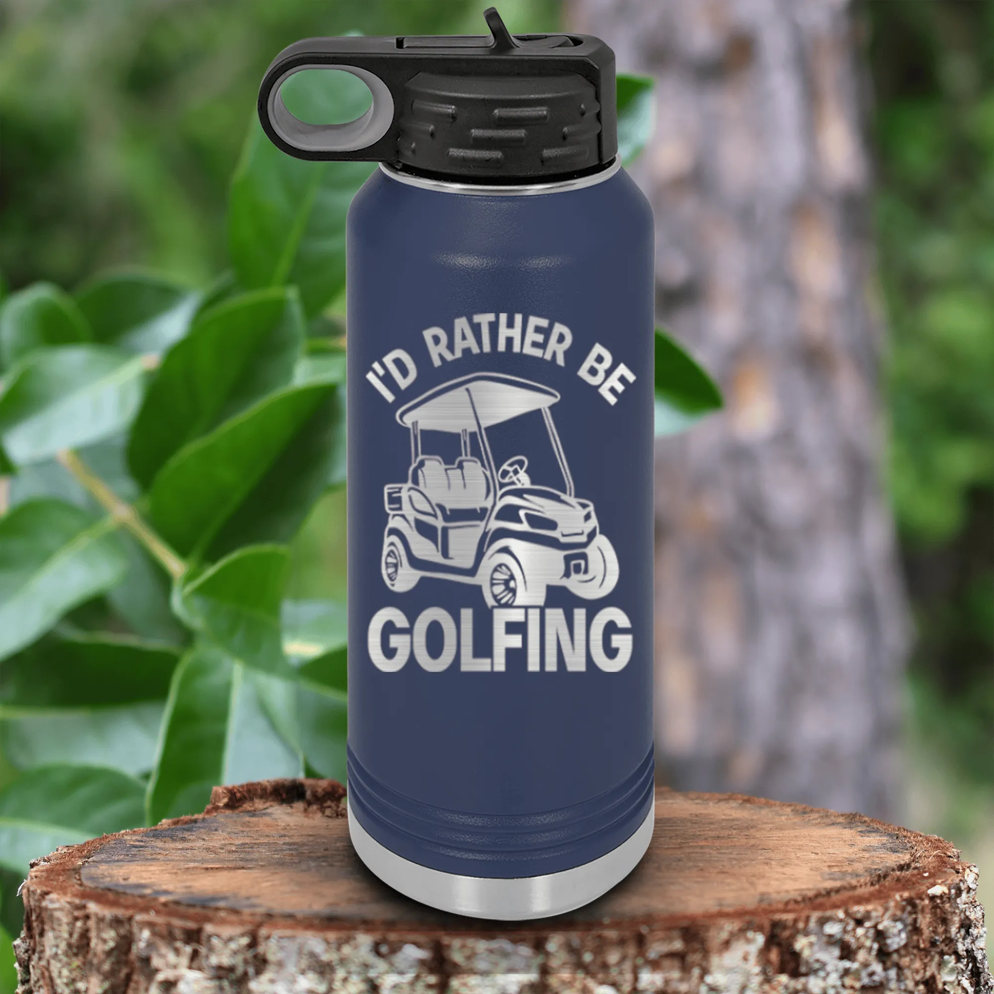 Rather Be Golfin Water Bottle