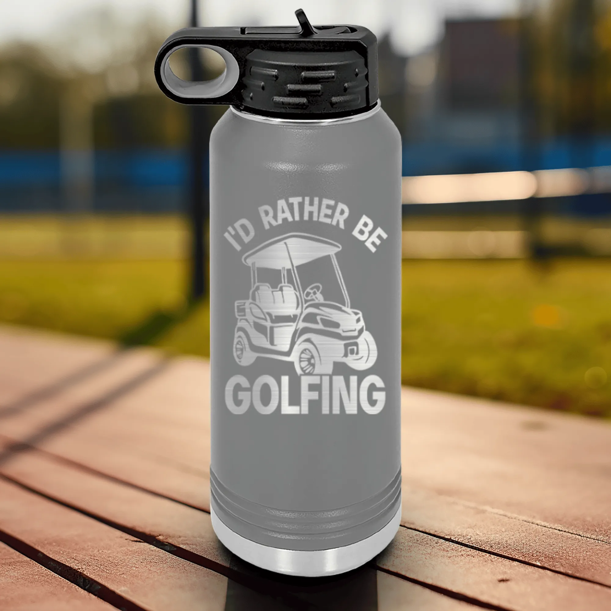 Rather Be Golfin Water Bottle