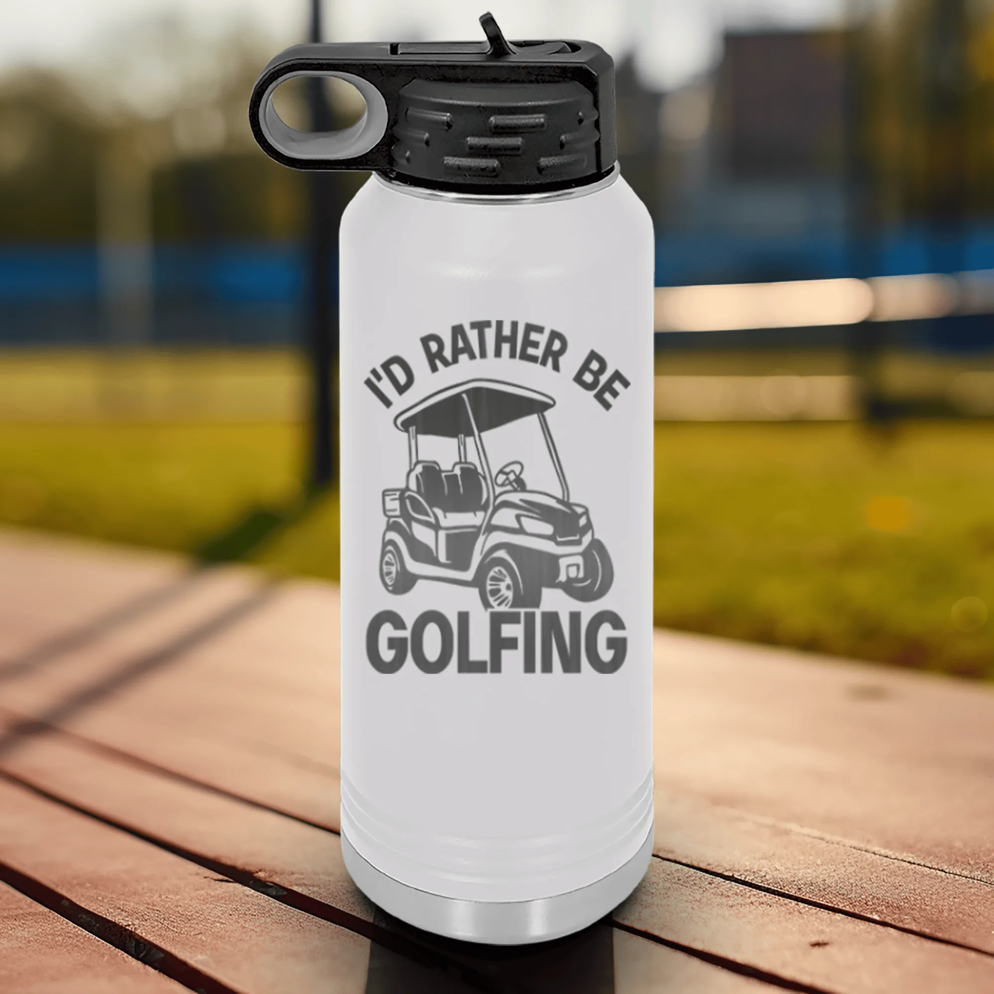 Rather Be Golfin Water Bottle