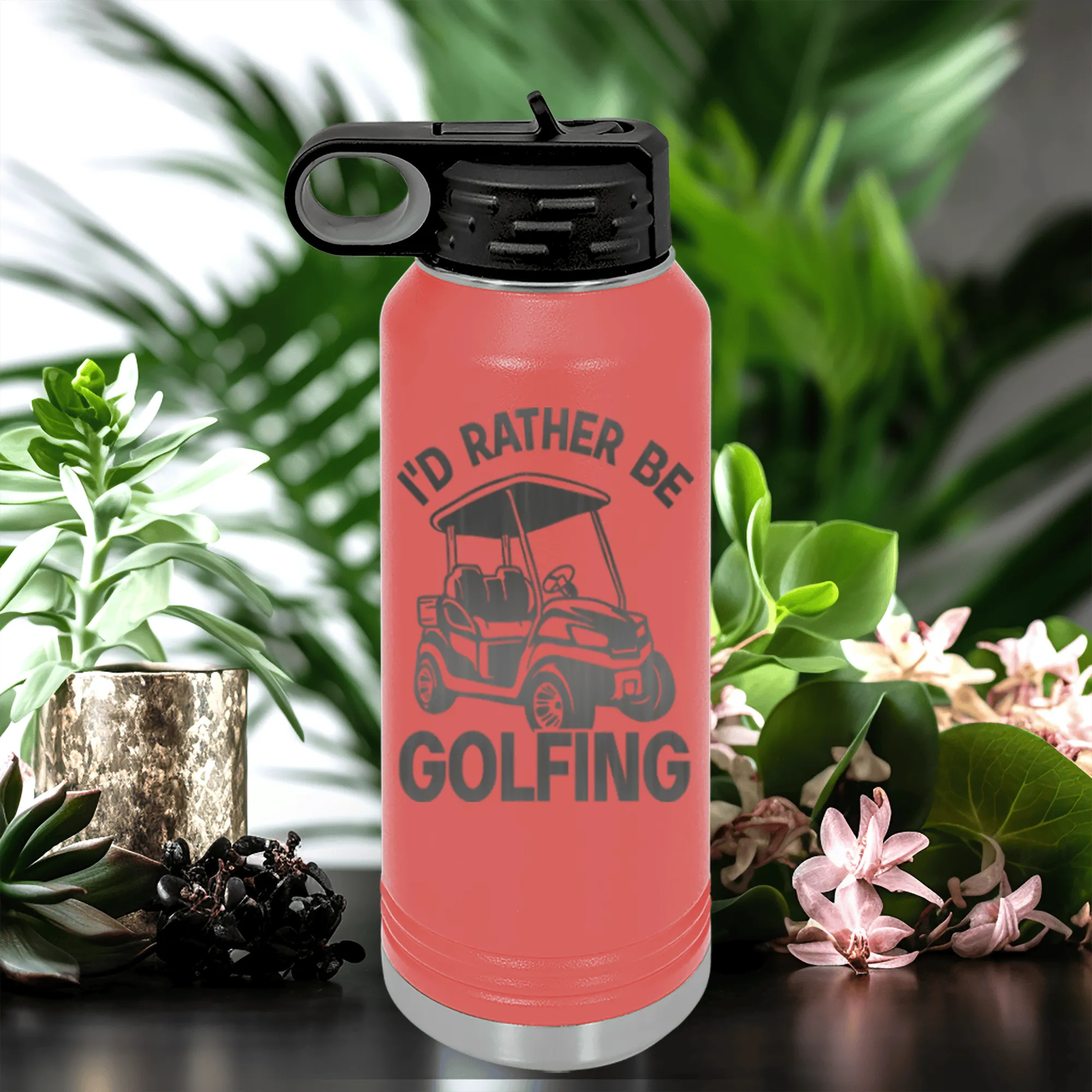 Rather Be Golfin Water Bottle