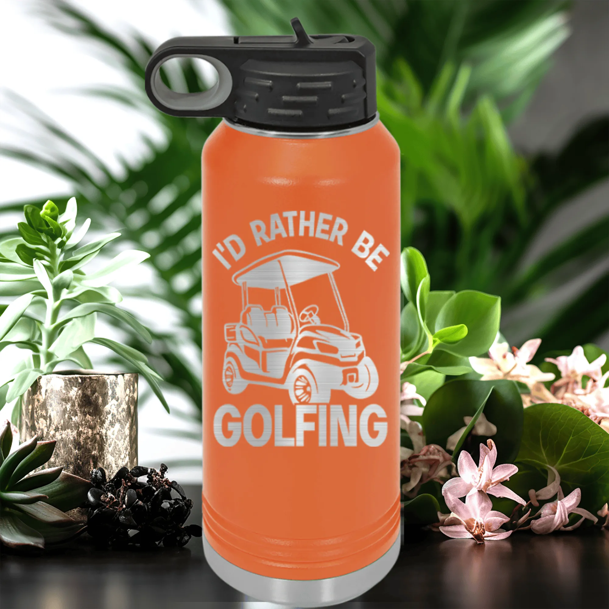 Rather Be Golfin Water Bottle