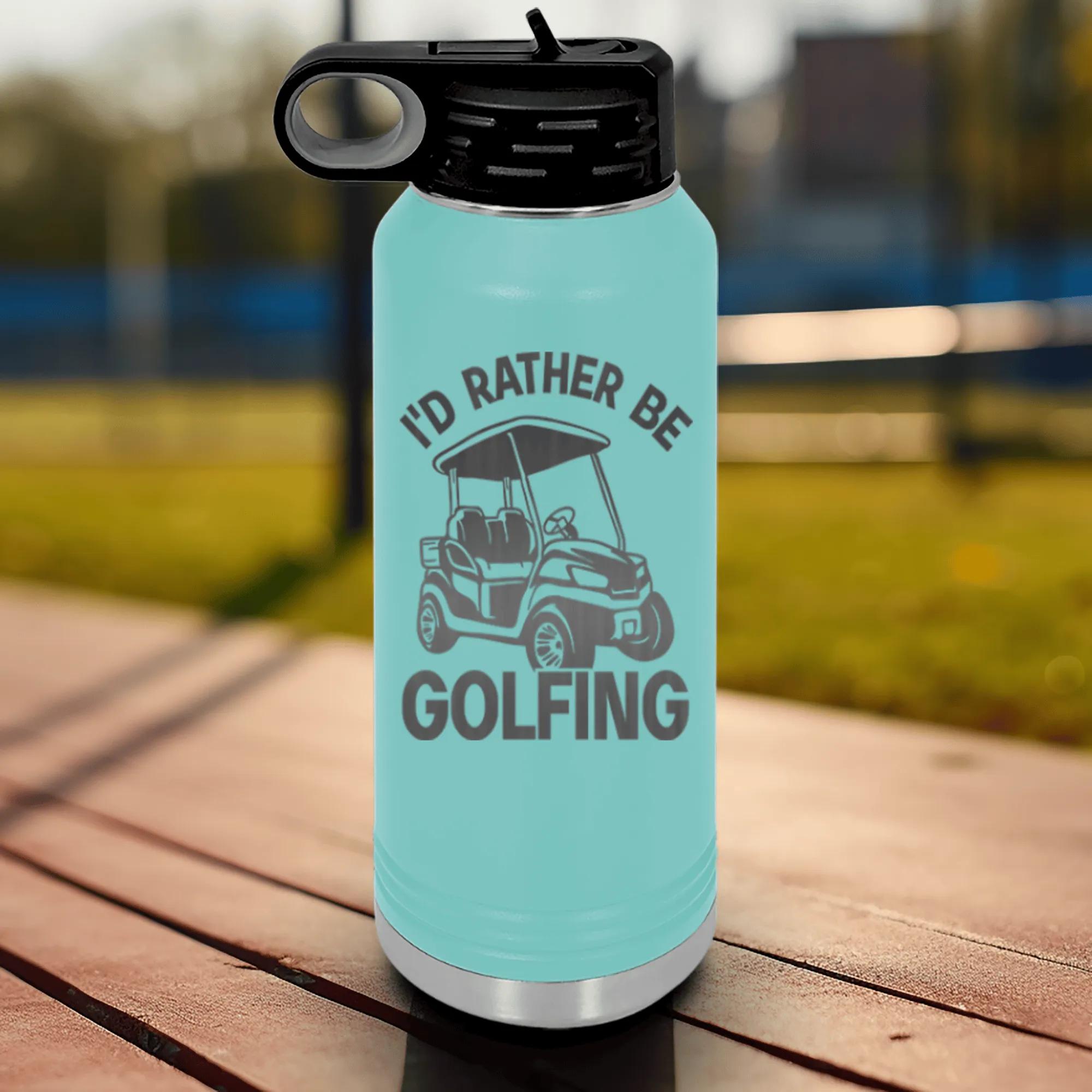 Rather Be Golfin Water Bottle