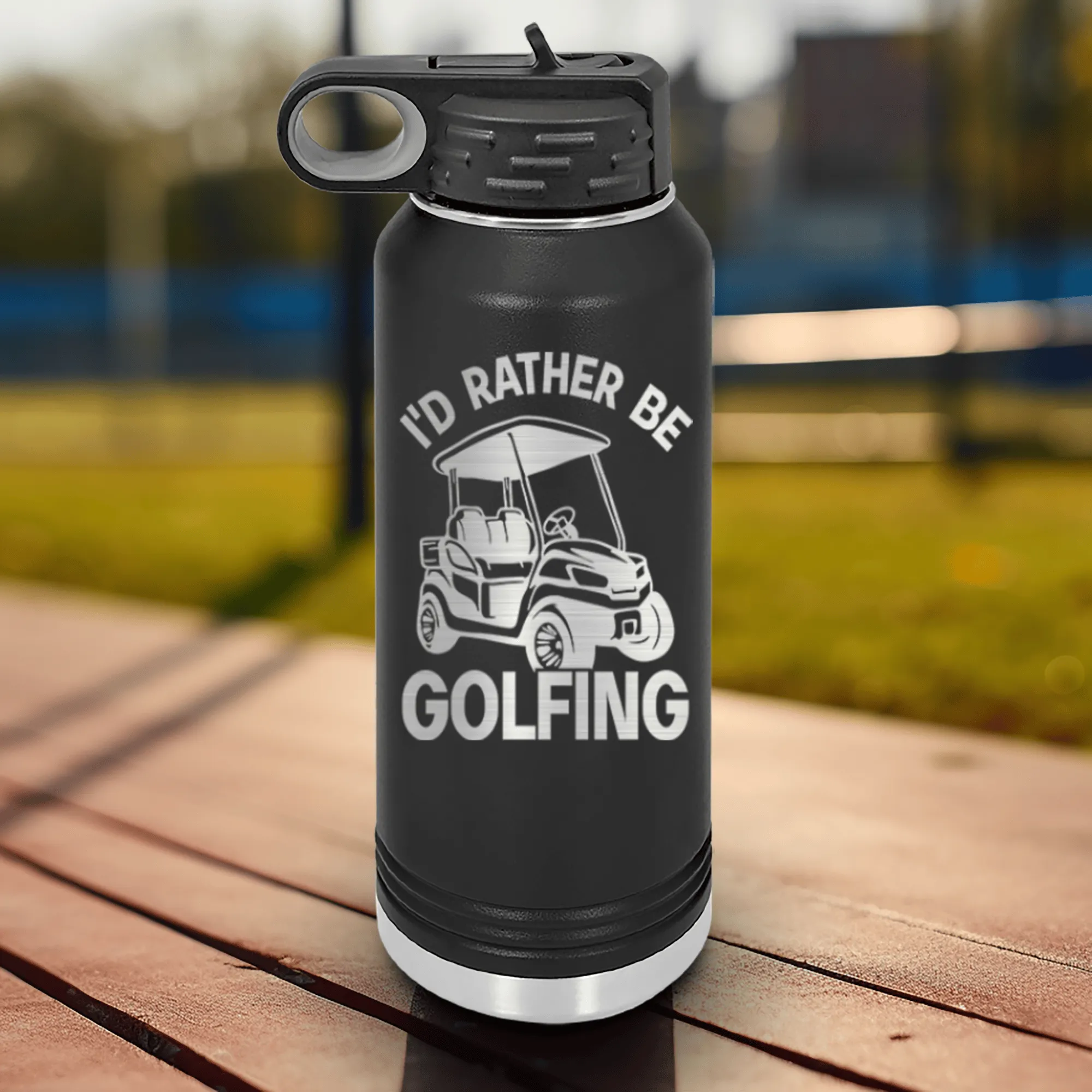 Rather Be Golfin Water Bottle