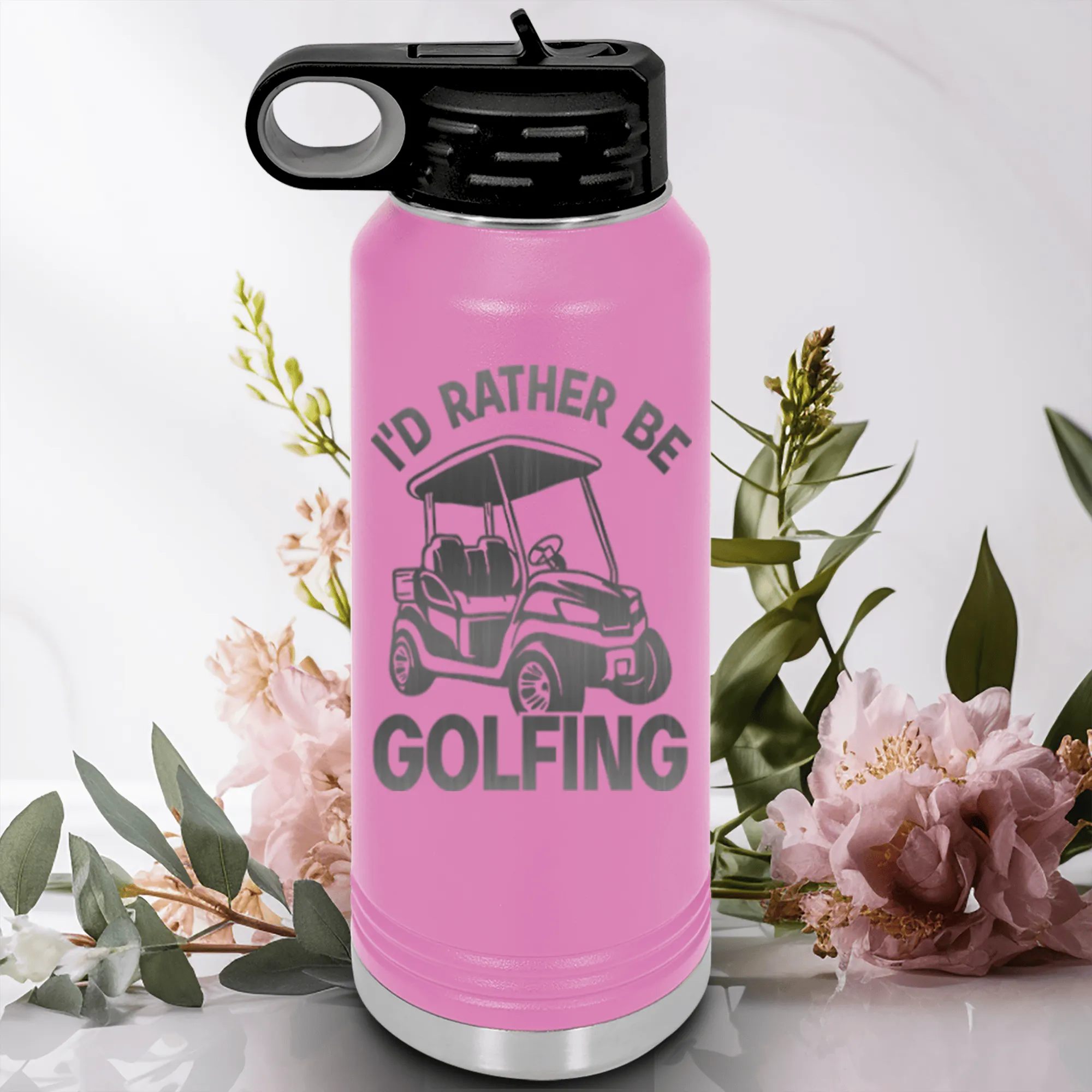 Rather Be Golfin Water Bottle