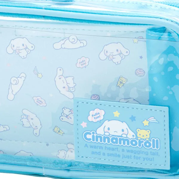 Sanrio Clear Vinyl Pouch (Cinnamoroll, My Melody, Kuromi)