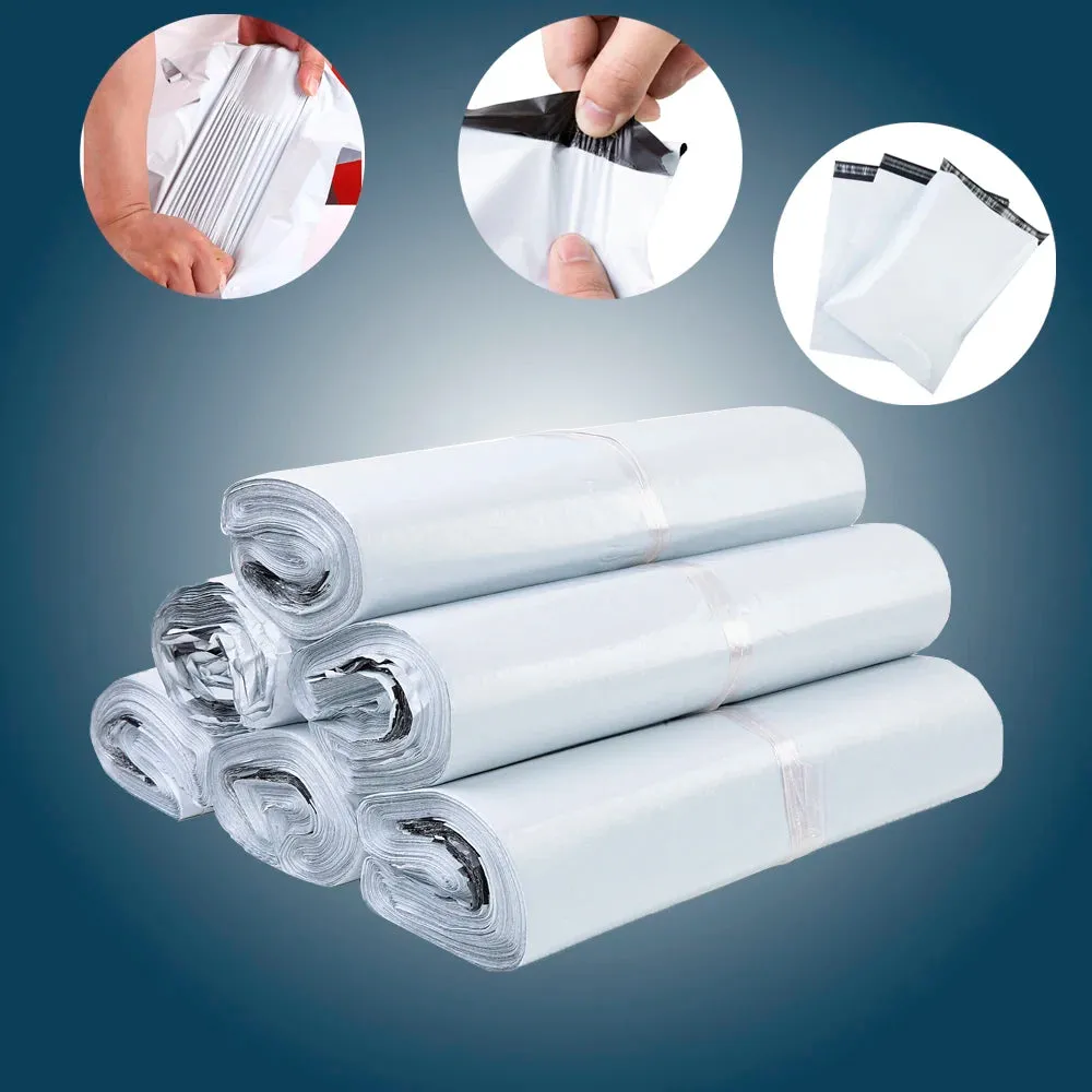 Self Adhesive Shipping Bags White Mailing Envelopes for Packaging and Storage