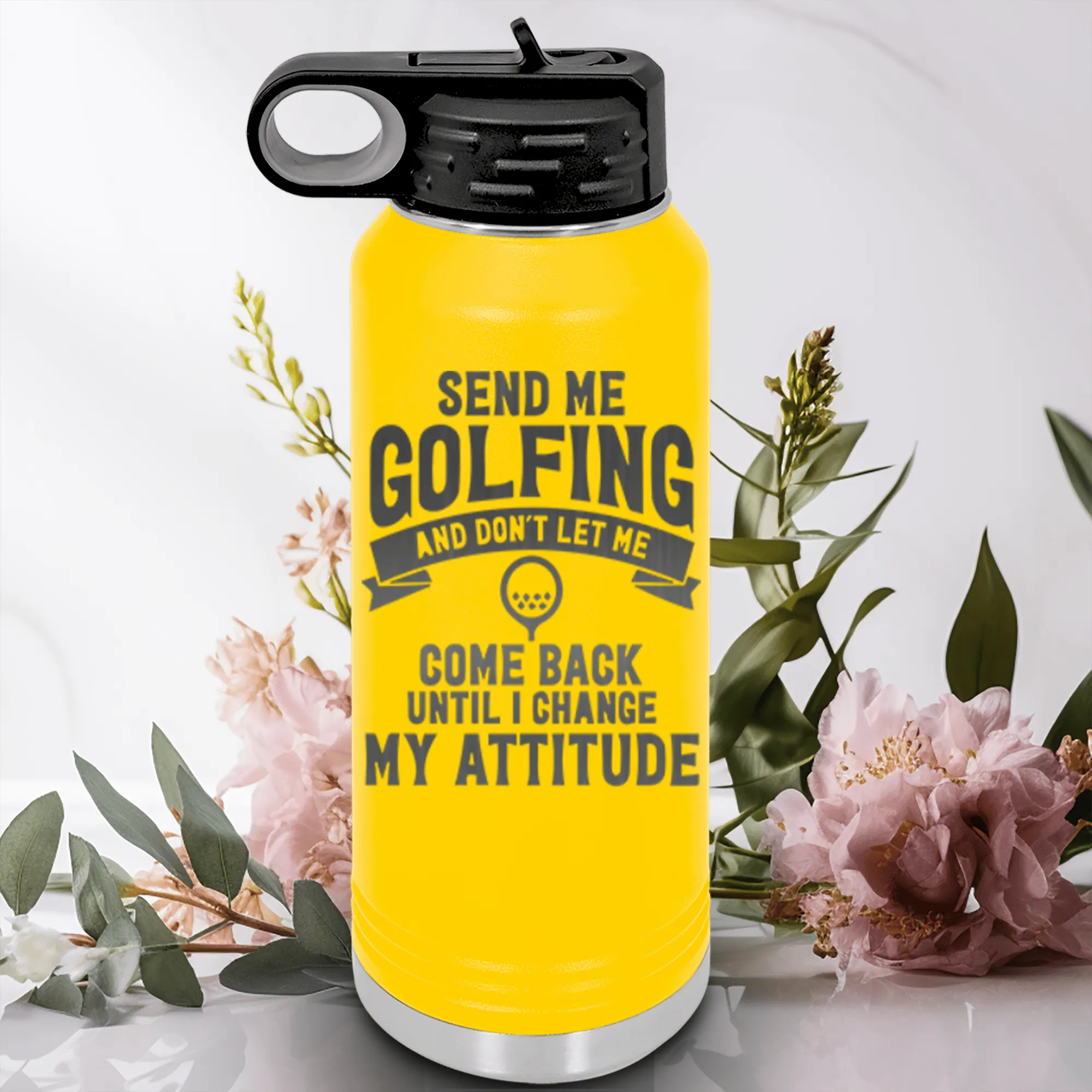 Send Me Golfing Water Bottle