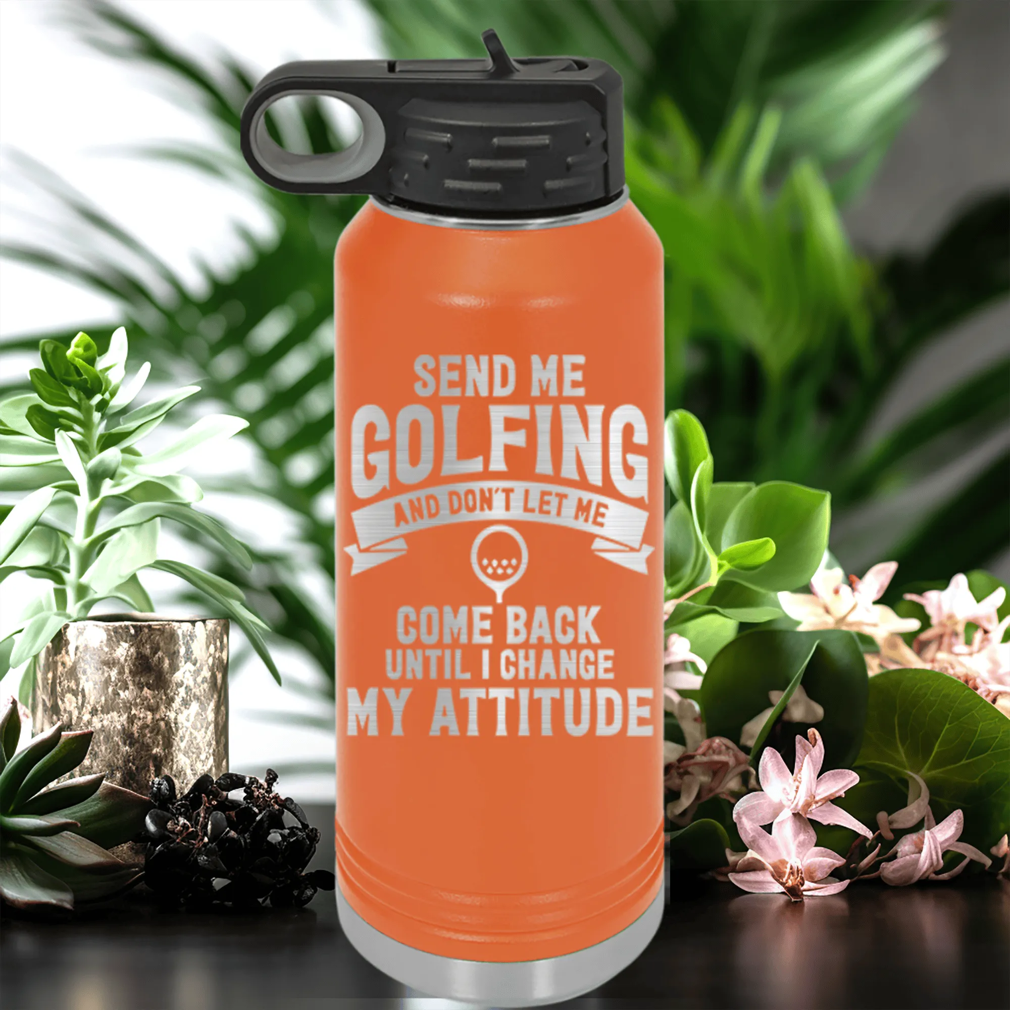 Send Me Golfing Water Bottle