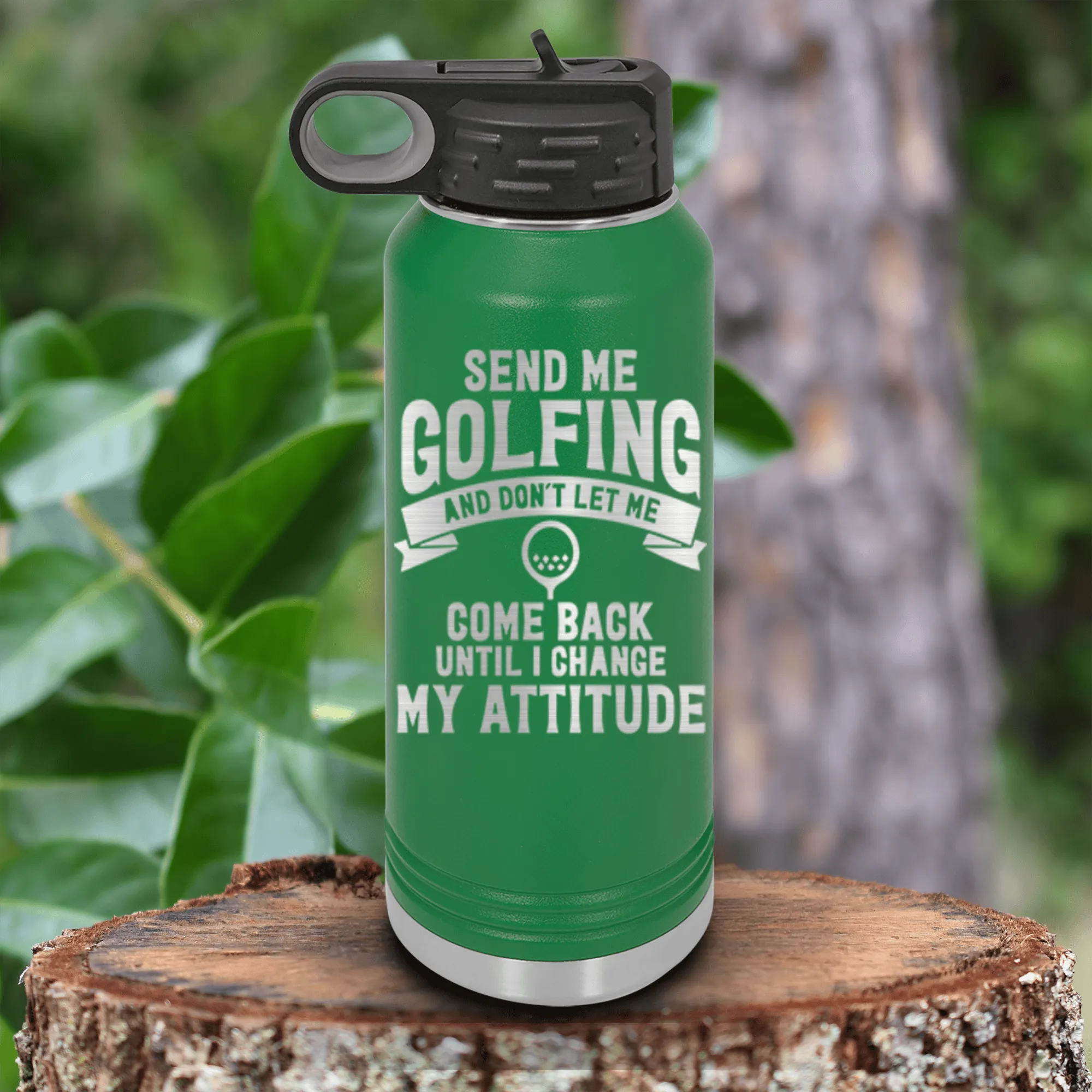 Send Me Golfing Water Bottle