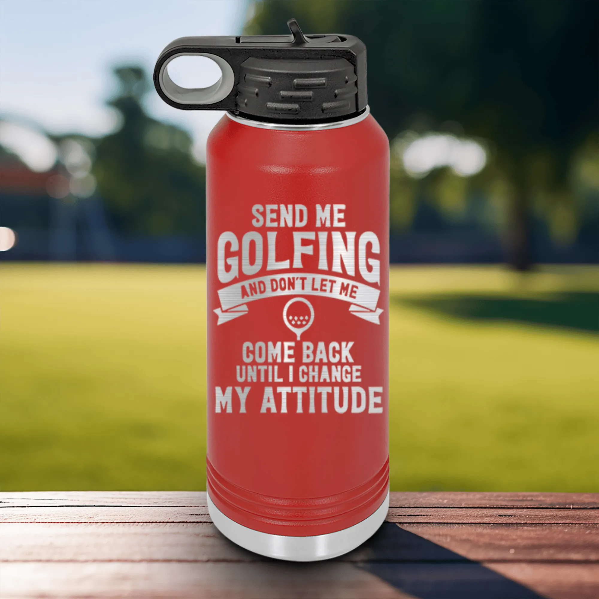 Send Me Golfing Water Bottle