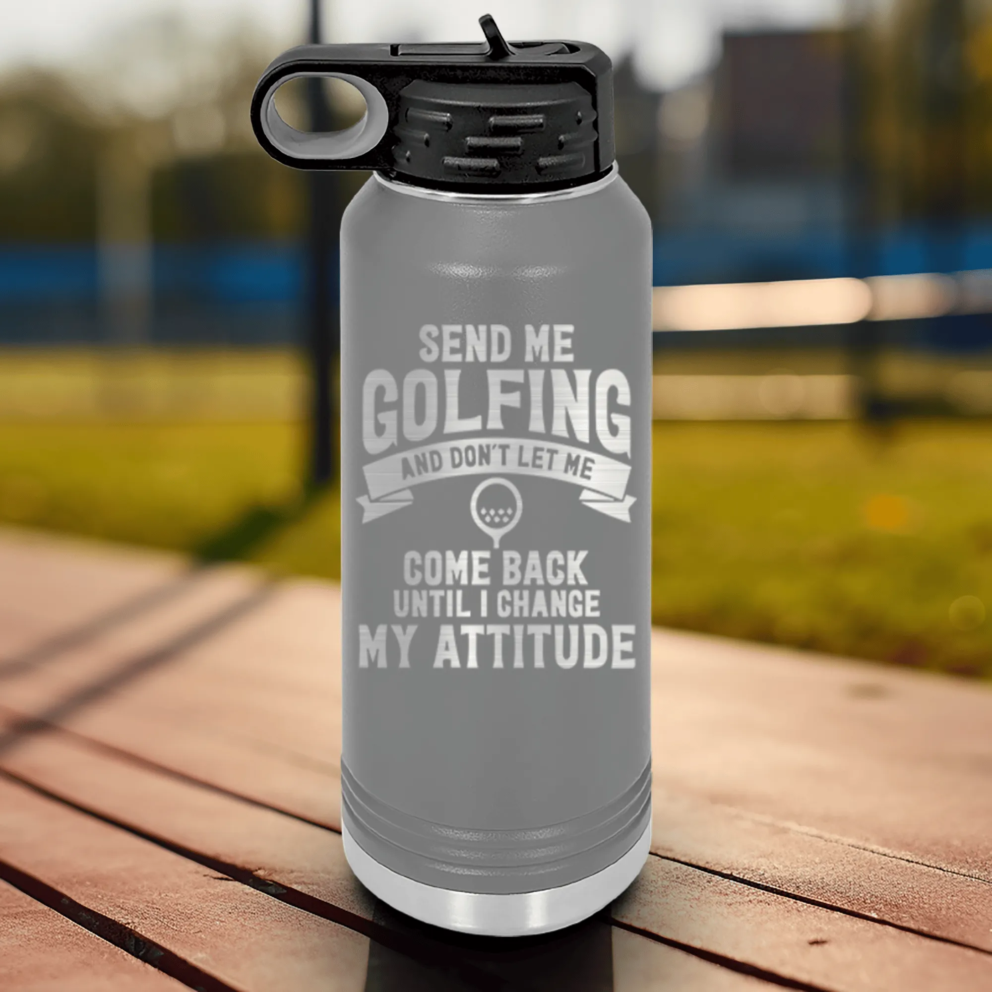 Send Me Golfing Water Bottle