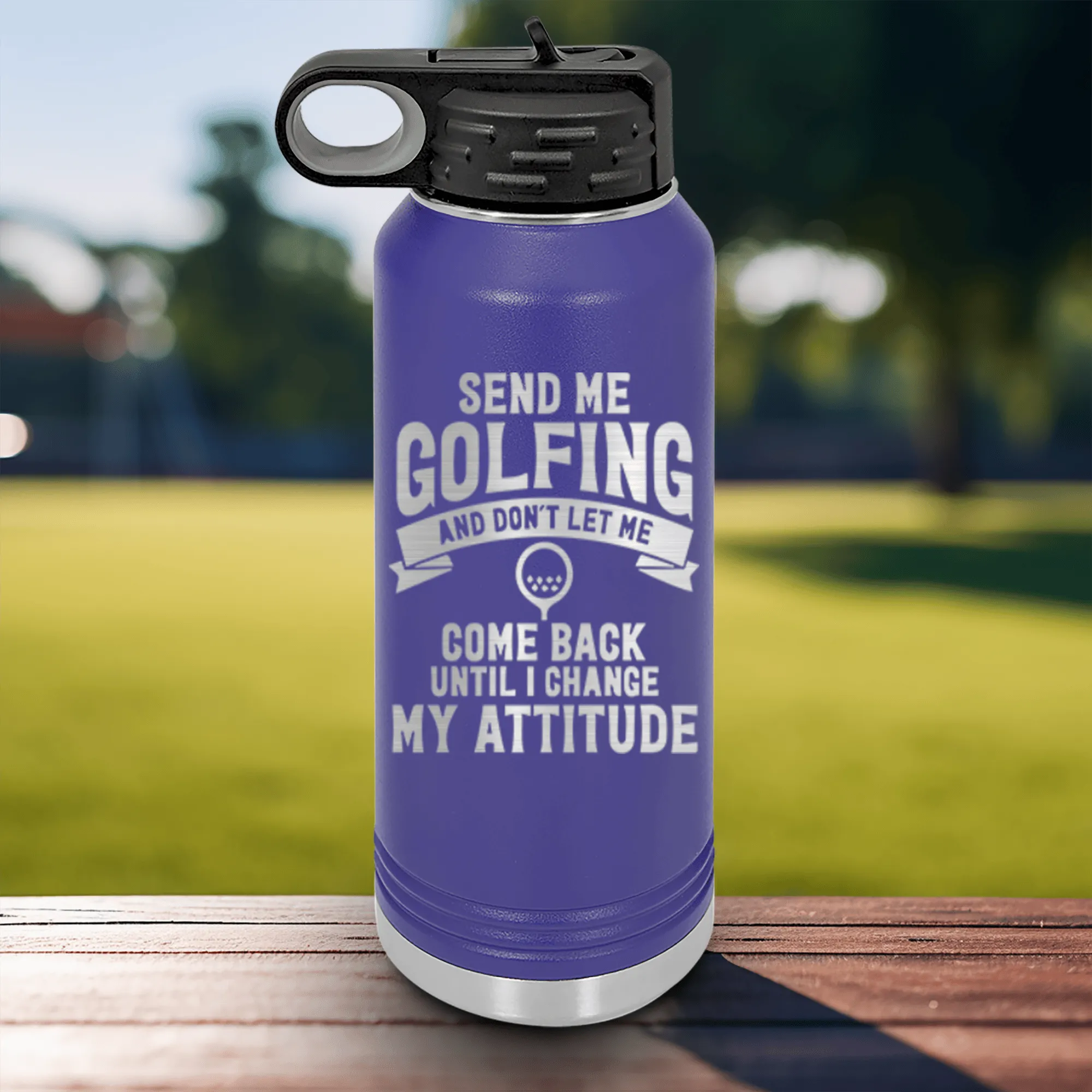 Send Me Golfing Water Bottle