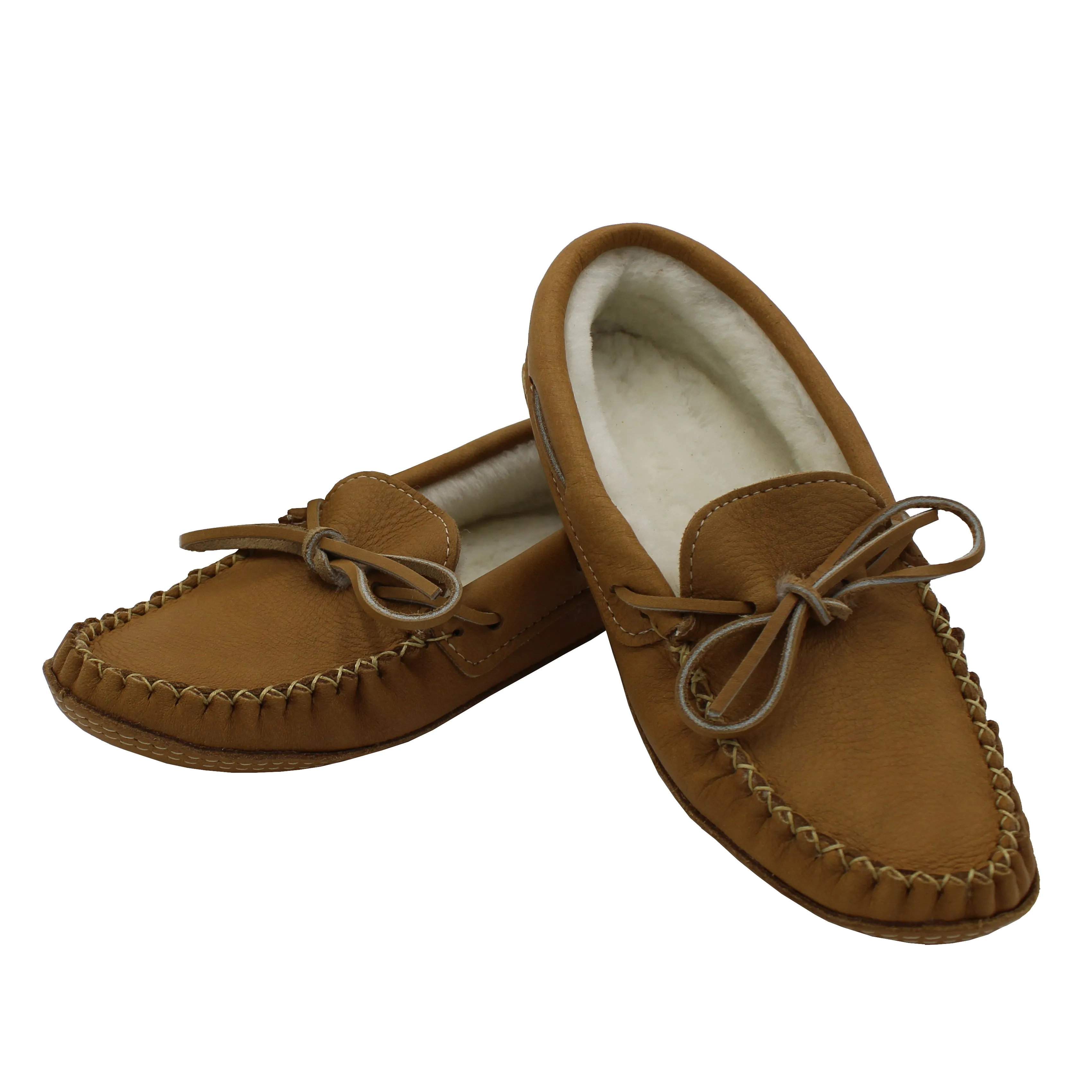 Sheepskin Lined Moccasins