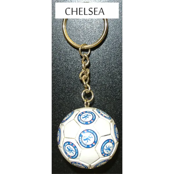 Soccer Teams Metal Key Chain