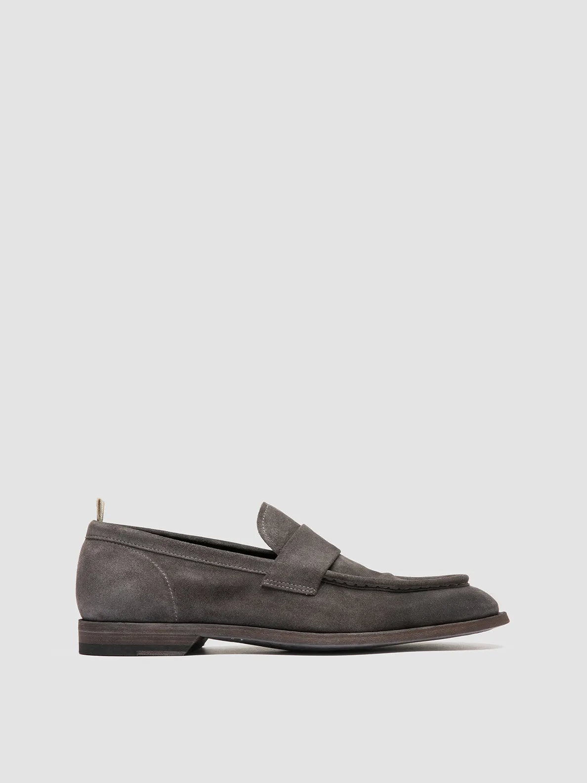 SOUND 001 - Grey Suede Penny Loafers