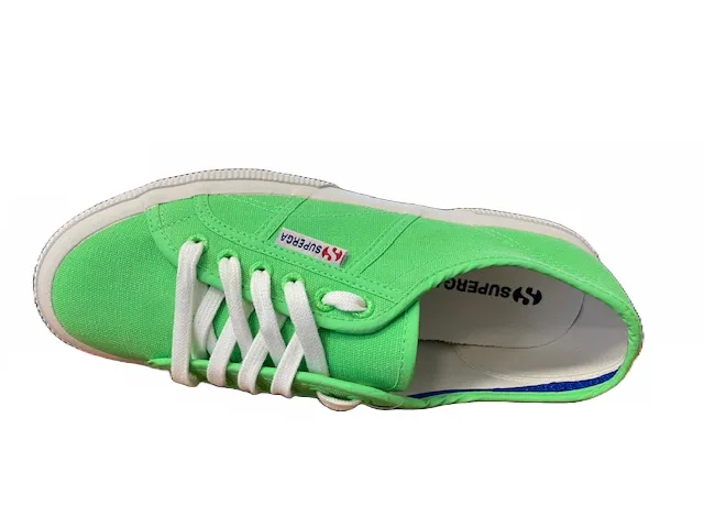 Superga 2750-cotufluo sneakers in tela S007XH0 C73 green fluo