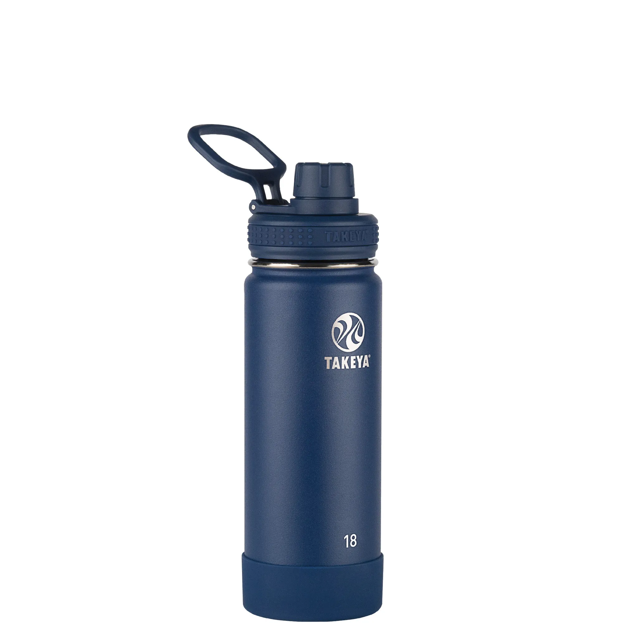 Takeya Actives Insulated Water Bottle 530 ml Midnight | Buy Takeya Actives Insulated Water Bottle 530 ml Midnight here | Outnorth