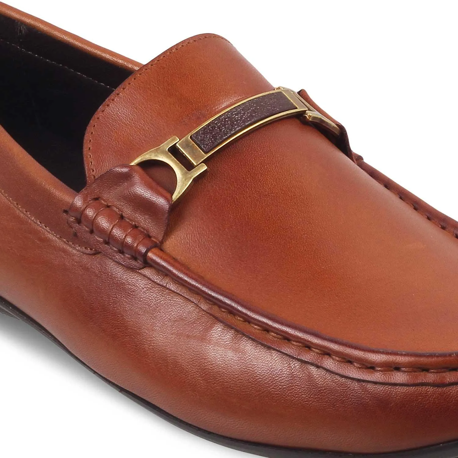 The Cegold Tan Men's Leather Driving Loafers Tresmode