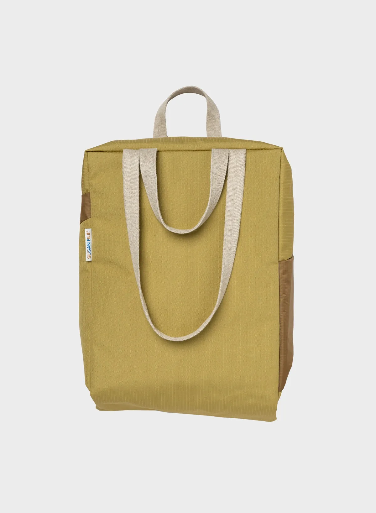 The New Tote Bag Moss & Camel Medium