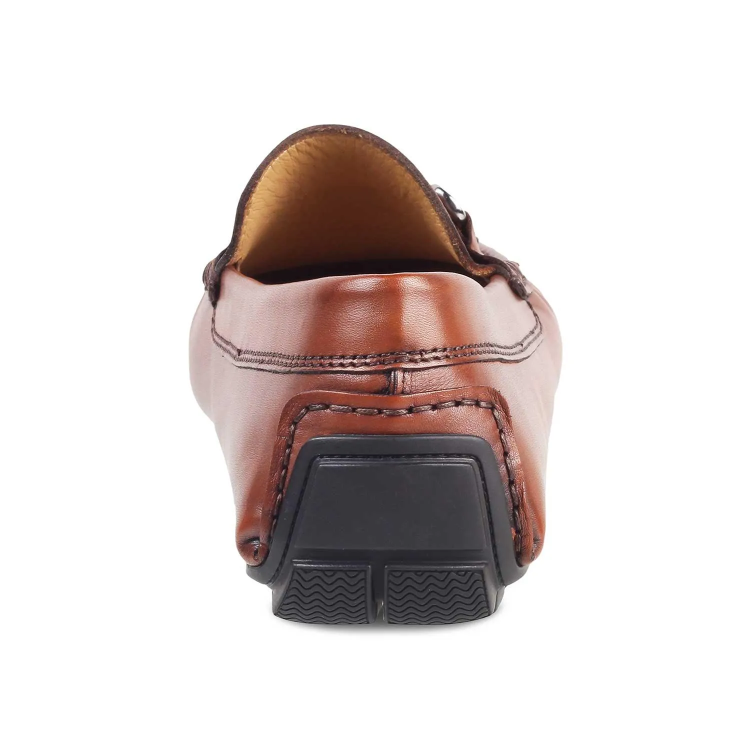 The Prodo Brown Men's Handcrafted Leather Driving Loafers Tresmode