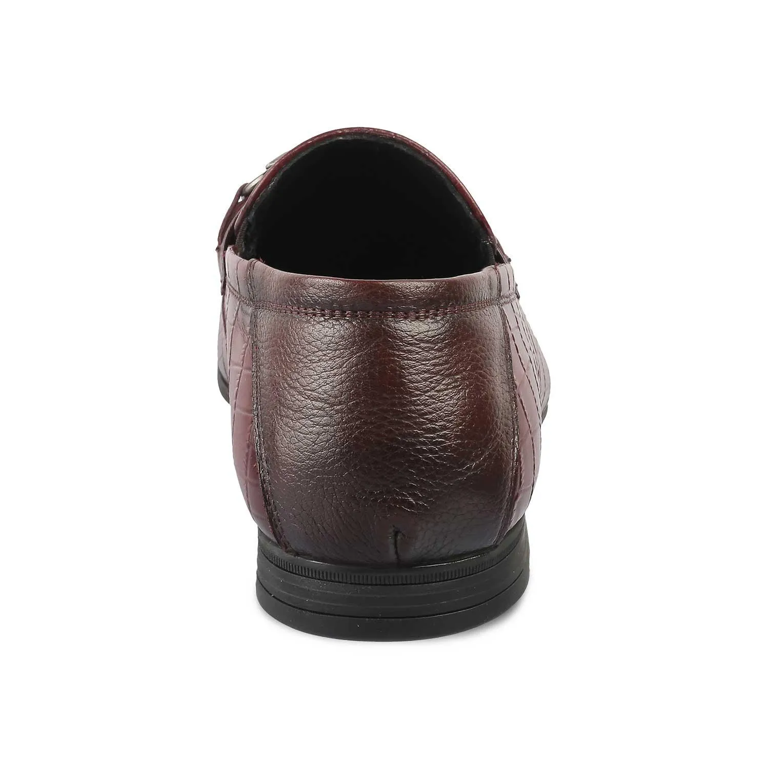 The Reptile Wine Mens Leather Loafers