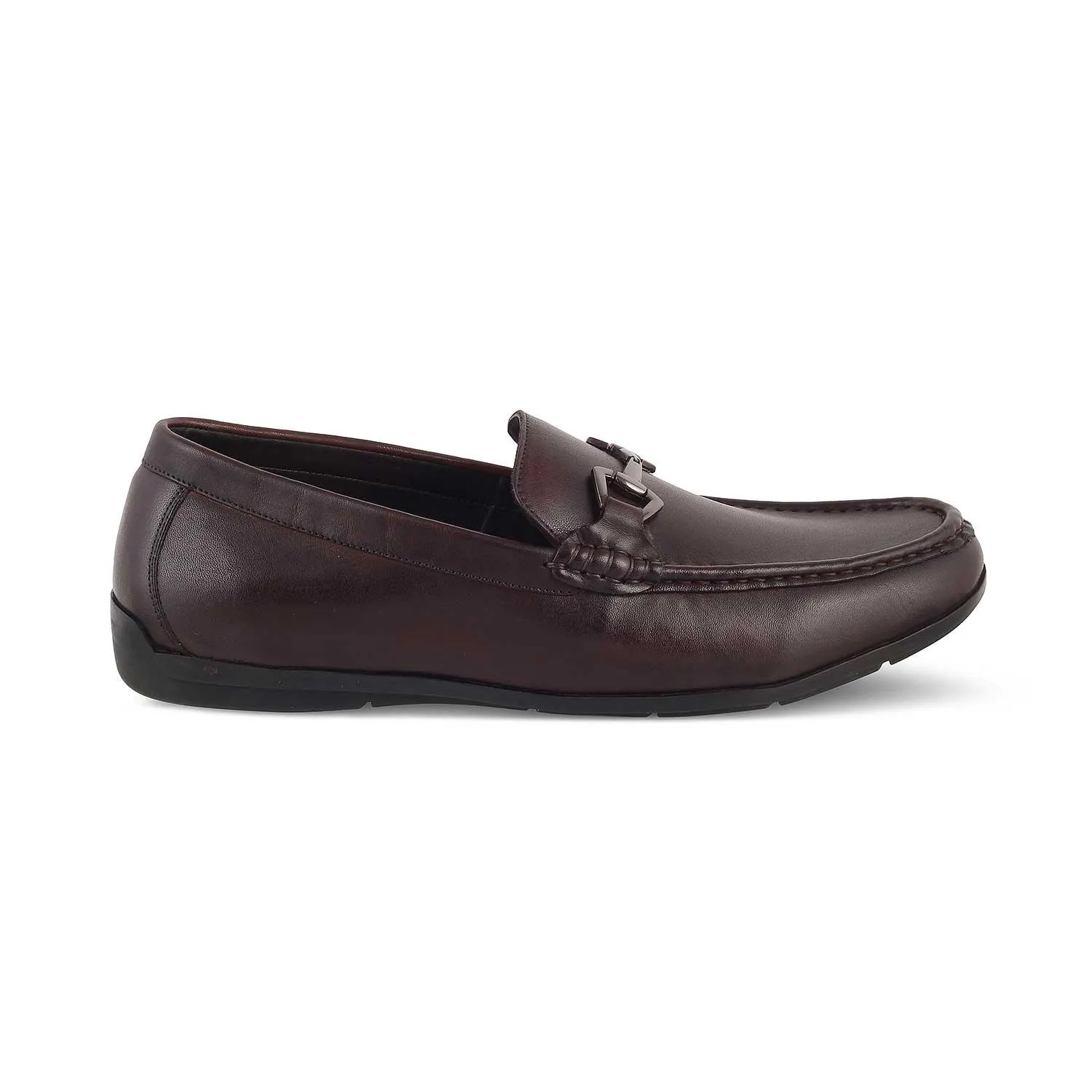 The Rhodes Brown Men's Leather Driving Loafers Tresmode