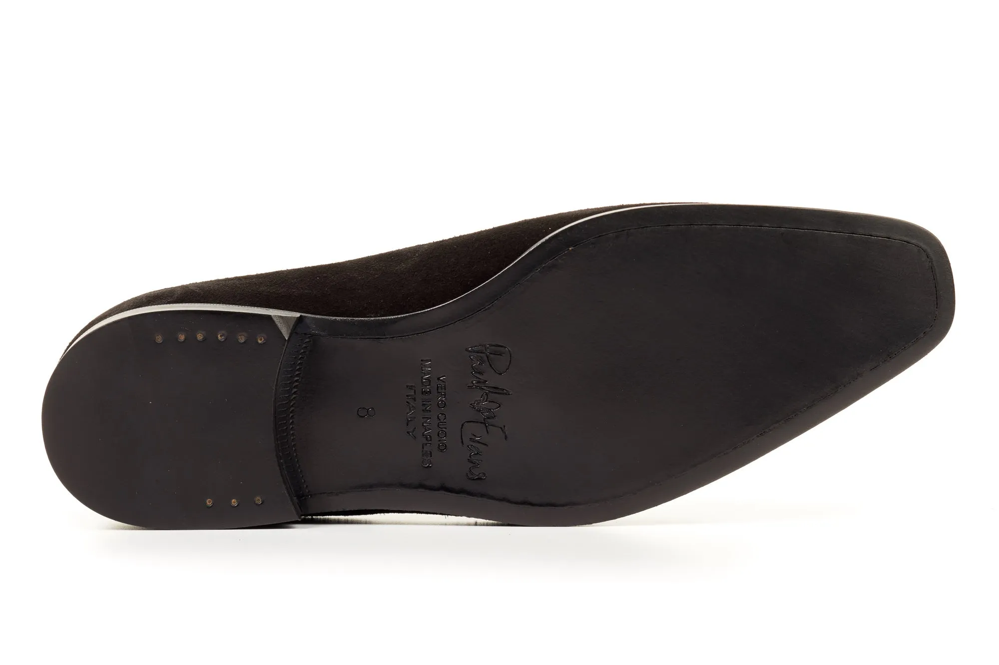 The Van Damme Belgian Loafer - Nero Suede