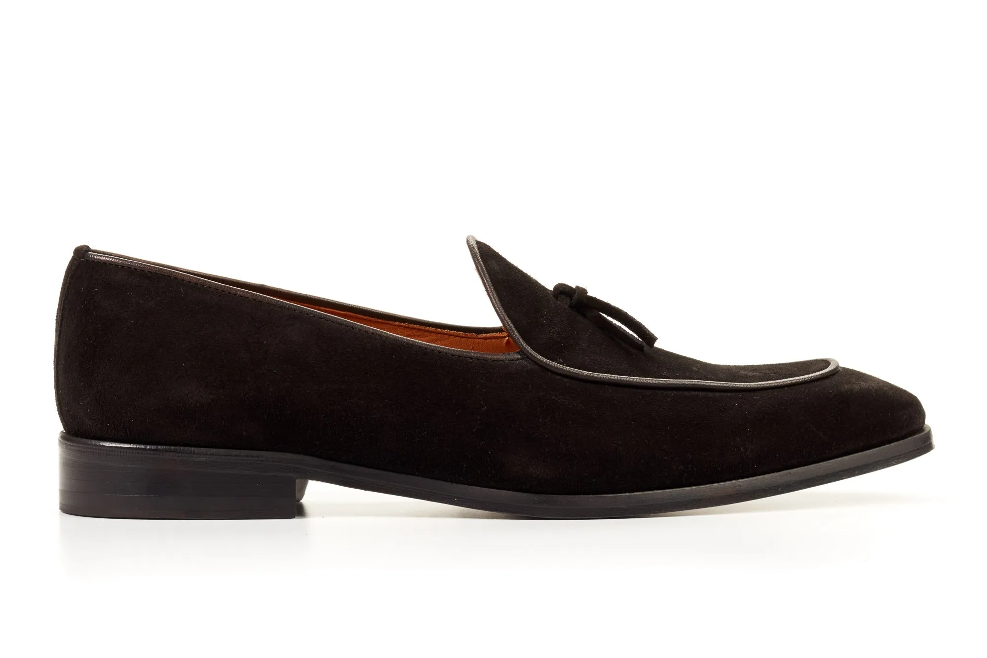 The Van Damme Belgian Loafer - Nero Suede