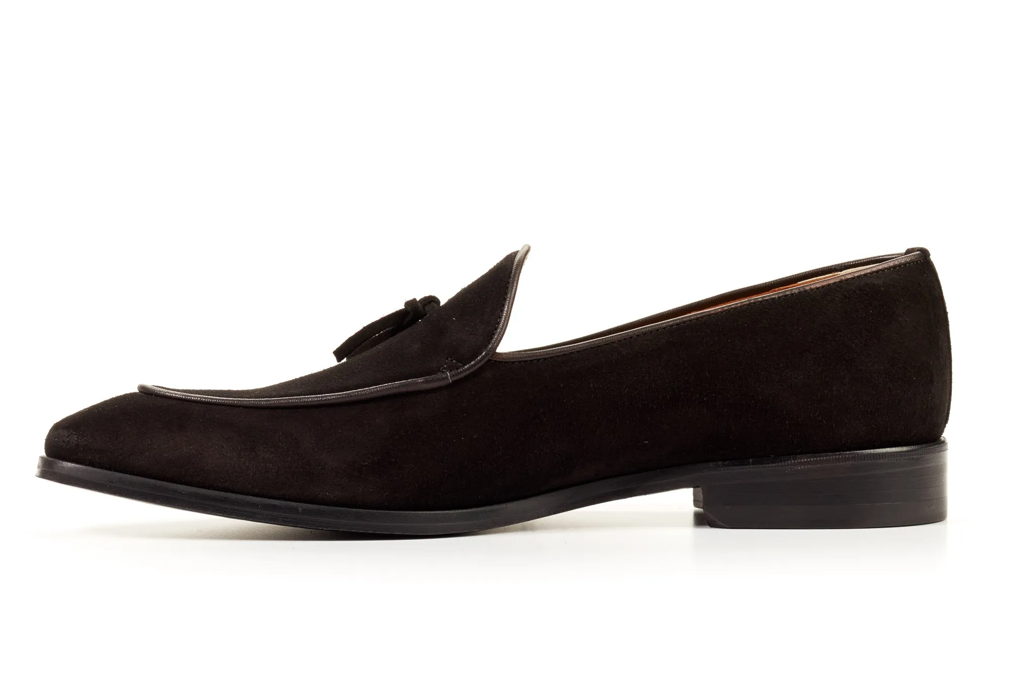 The Van Damme Belgian Loafer - Nero Suede