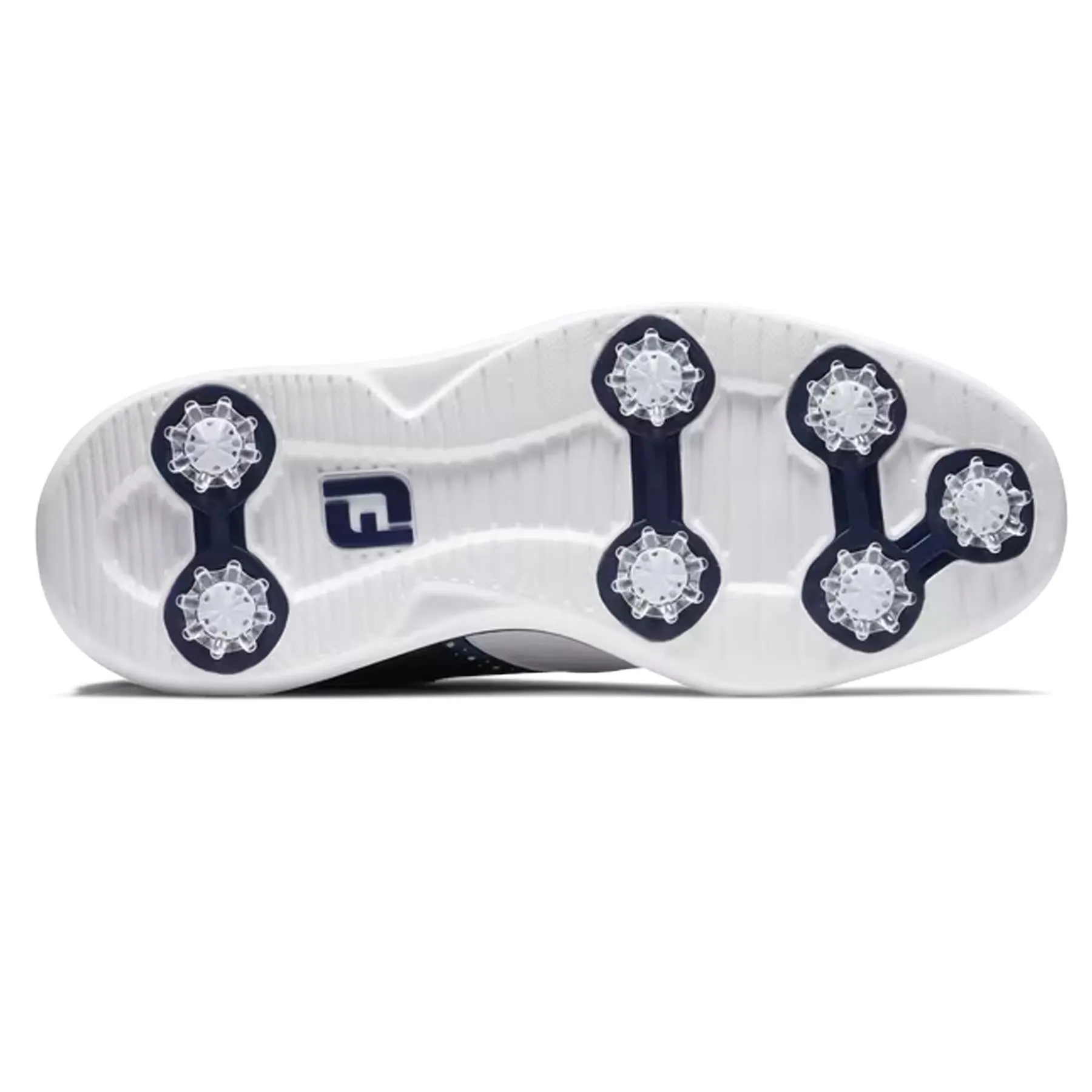 Traditions Saddle FJ Golf Shoes White/Navy/Multi - AW24