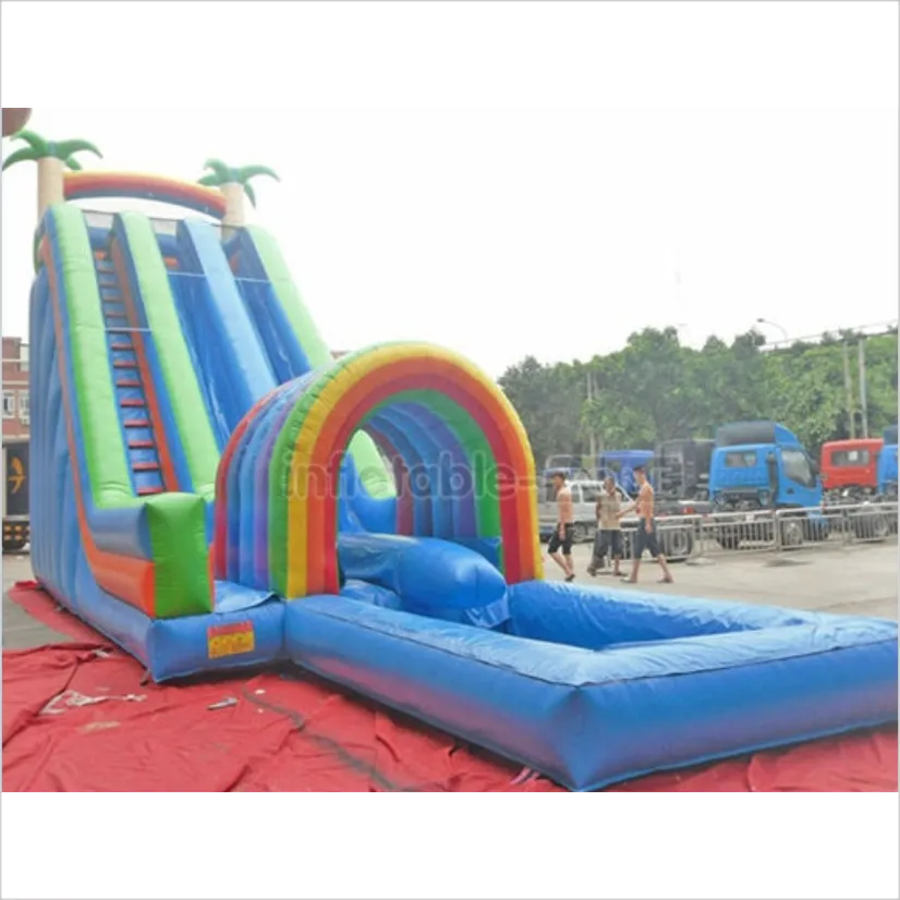 Truck Inflatable Slide Theme Inflatable Slide Long Inflatable Slides