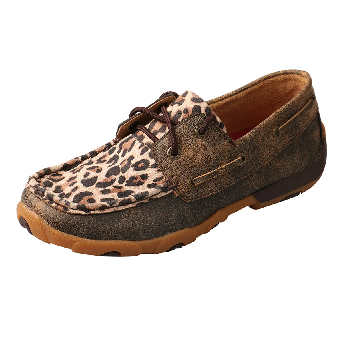 Twisted X Women's Boat Shoe Driving Moccasins