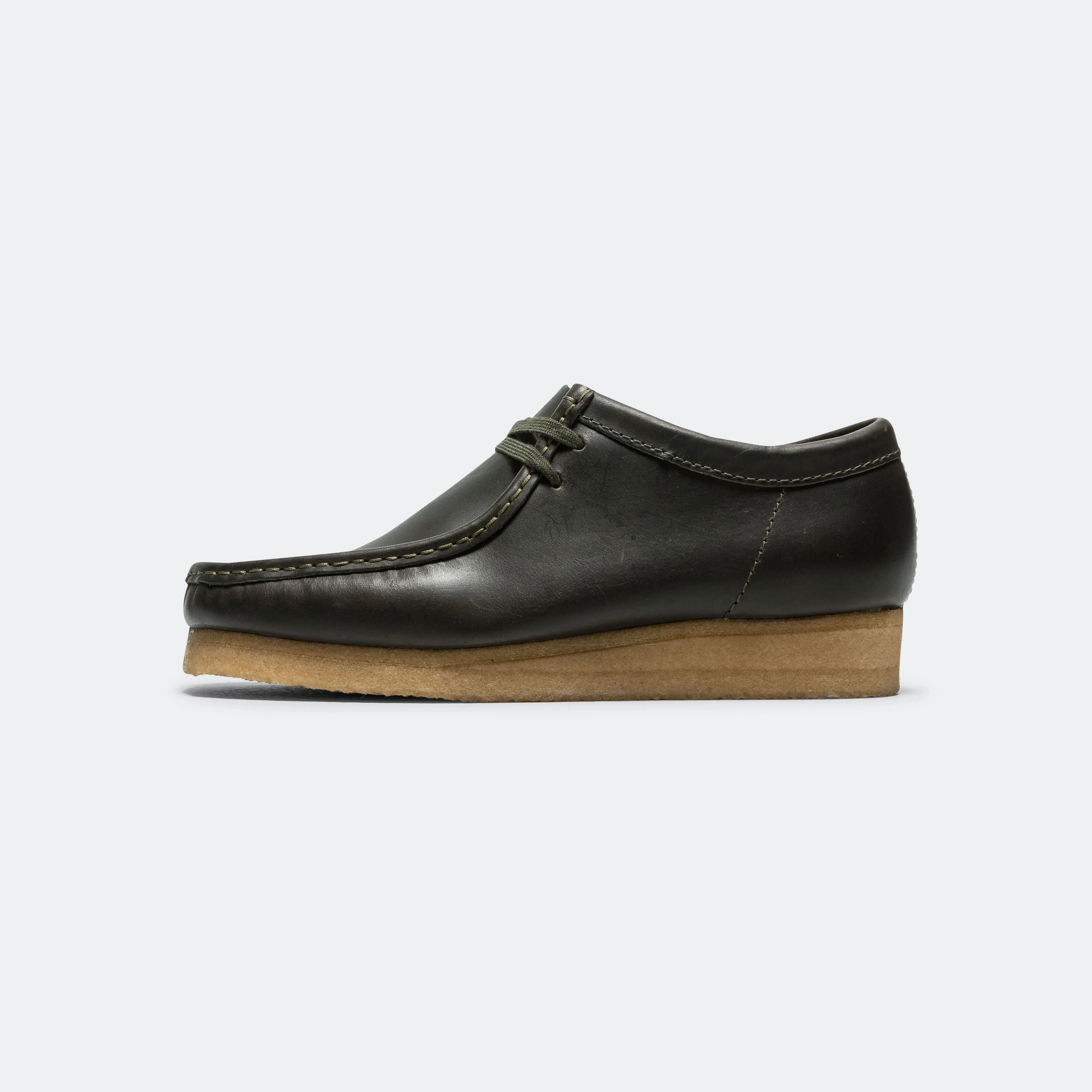 Wallabee - Forest Green Leather