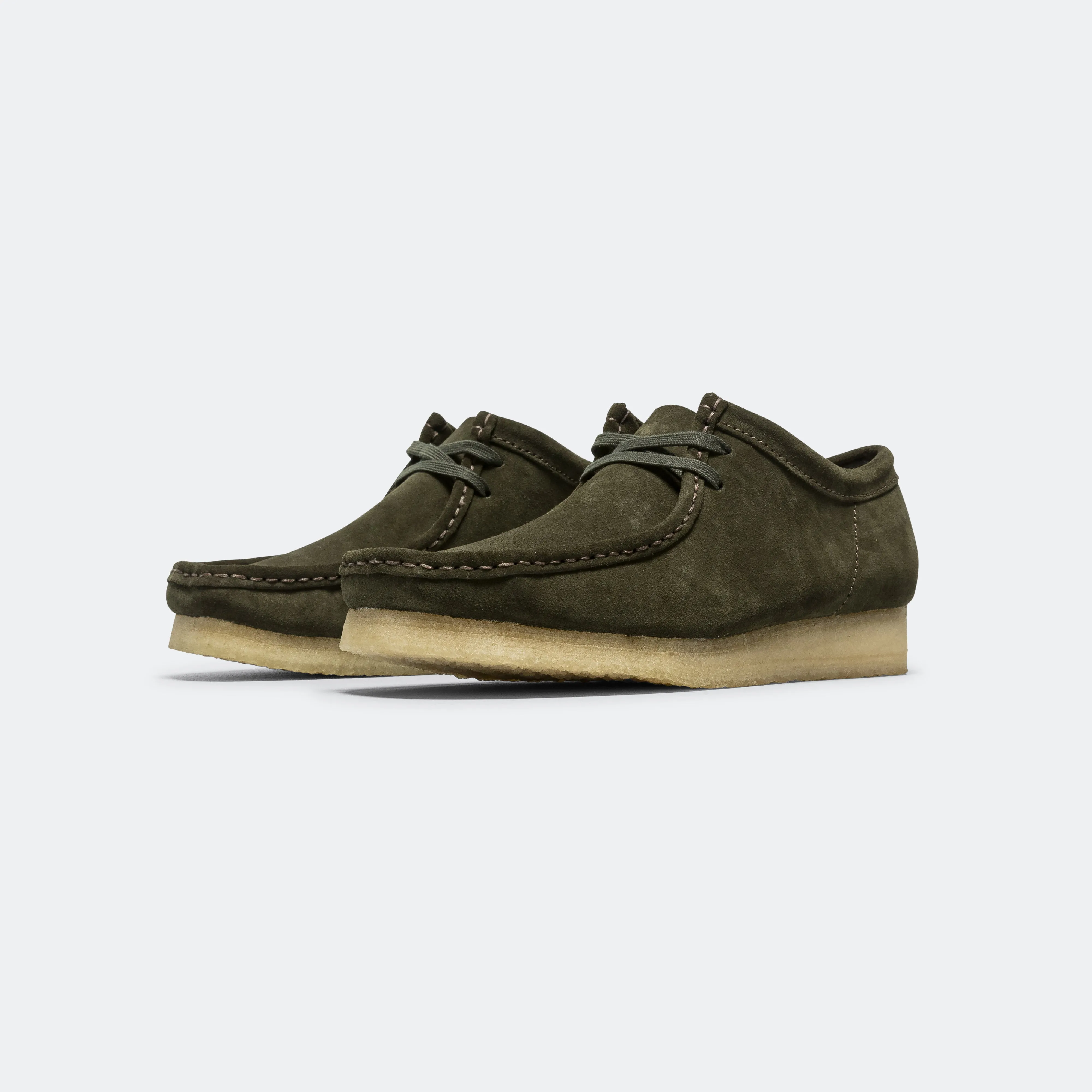 Wallabee - Forest Green Suede