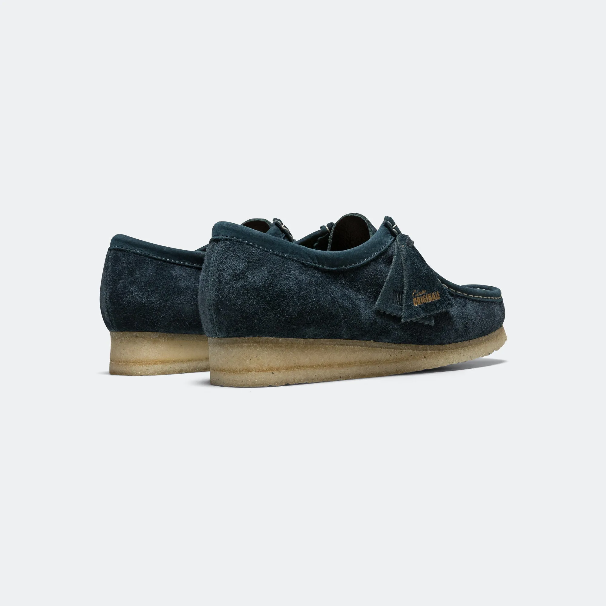 Wallabee - Navy/Teal Suede