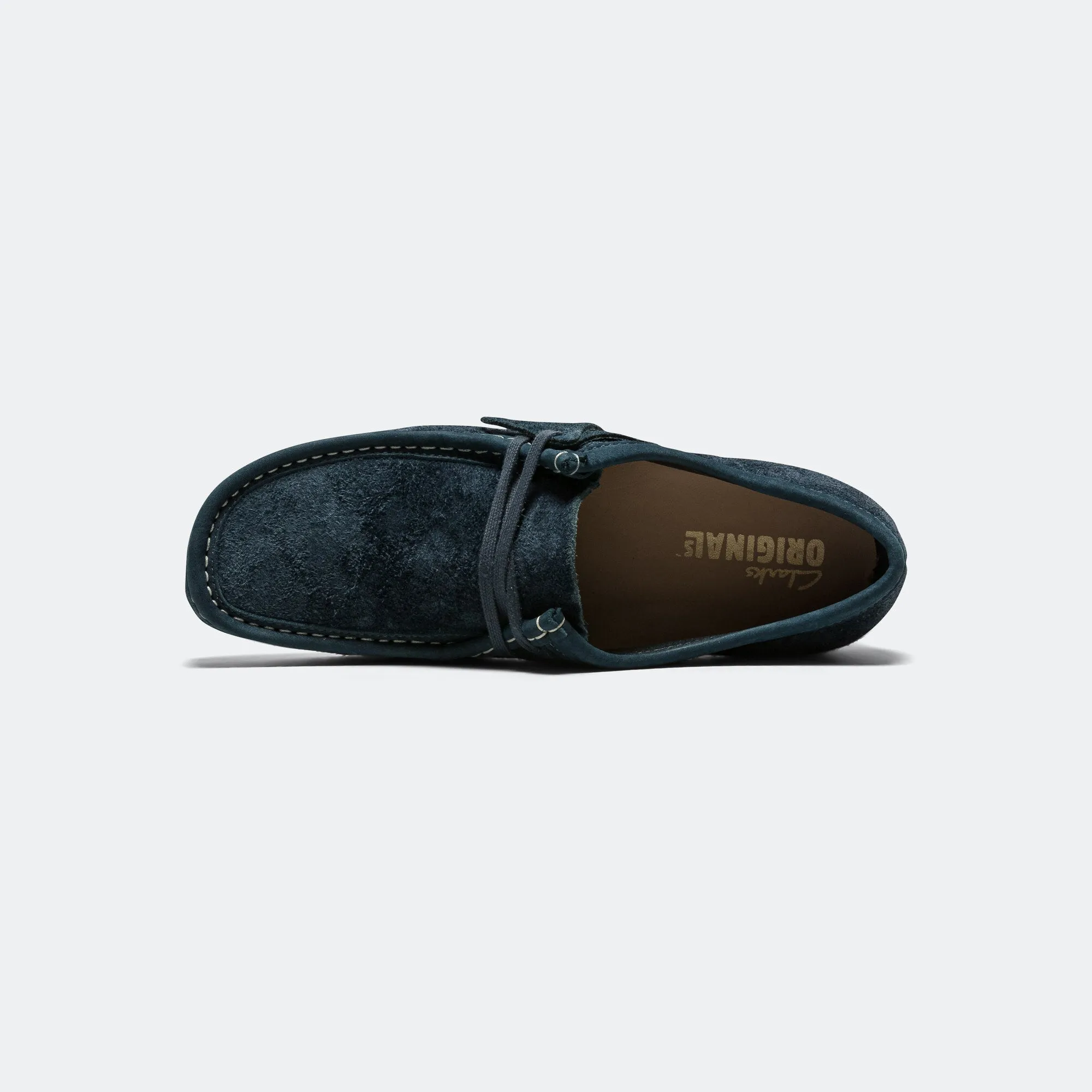 Wallabee - Navy/Teal Suede