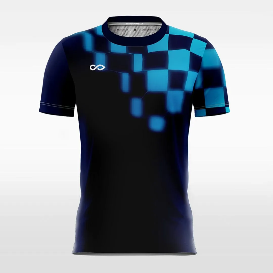 Water Cube 2 - Customized Men's Sublimated Soccer Jersey