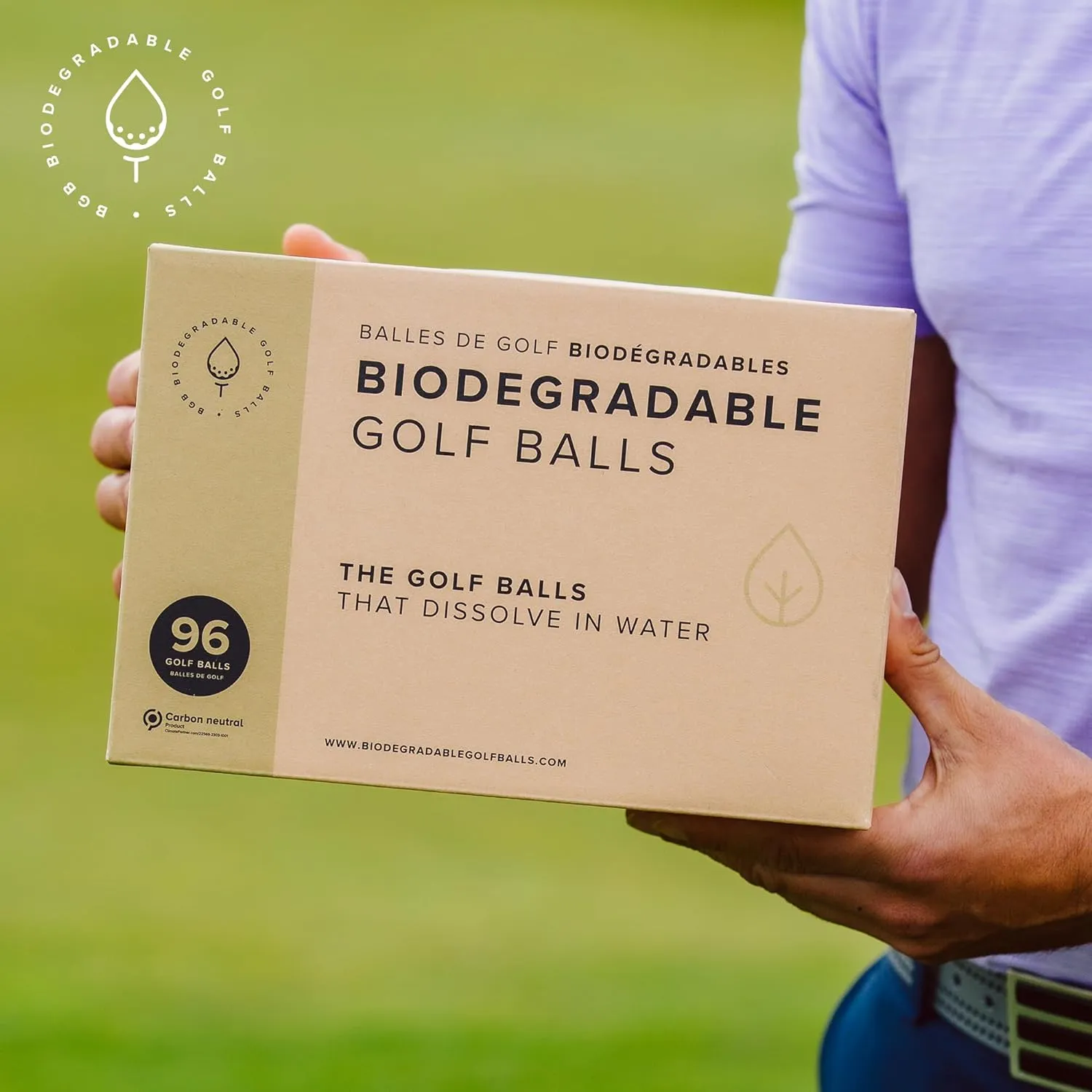 Water Dissolvable Golf Balls, Eco Friendly Water Soluble Dissolves in 2-4 Weeks