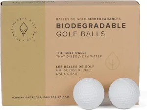 Water Dissolvable Golf Balls, Eco Friendly Water Soluble Dissolves in 2-4 Weeks