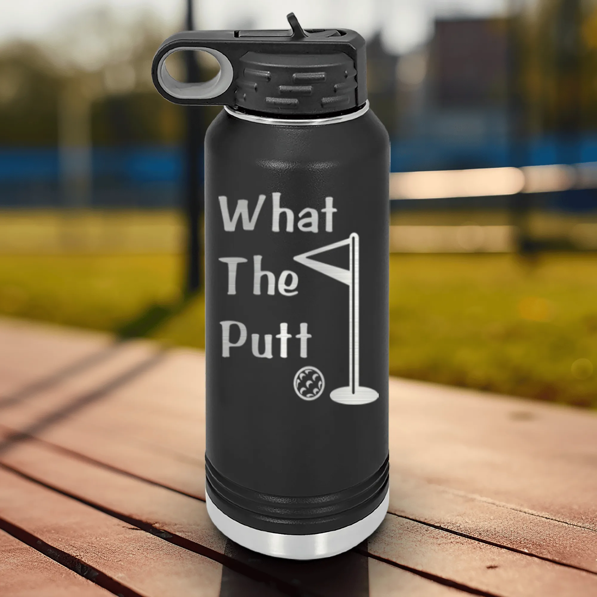 What The Putt Water Bottle