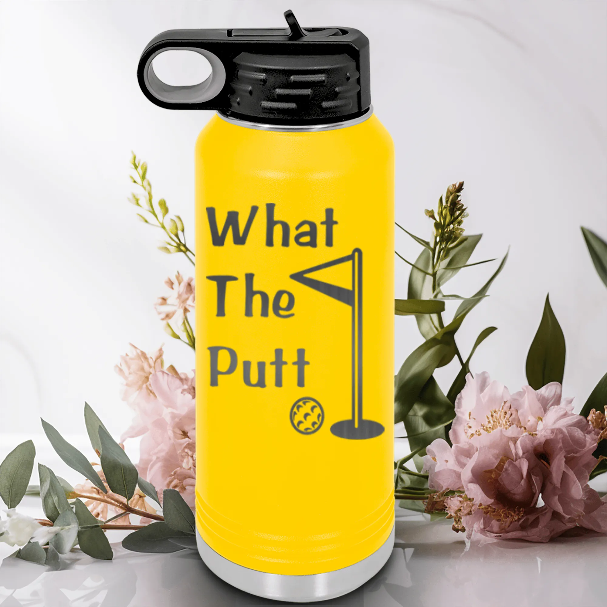 What The Putt Water Bottle