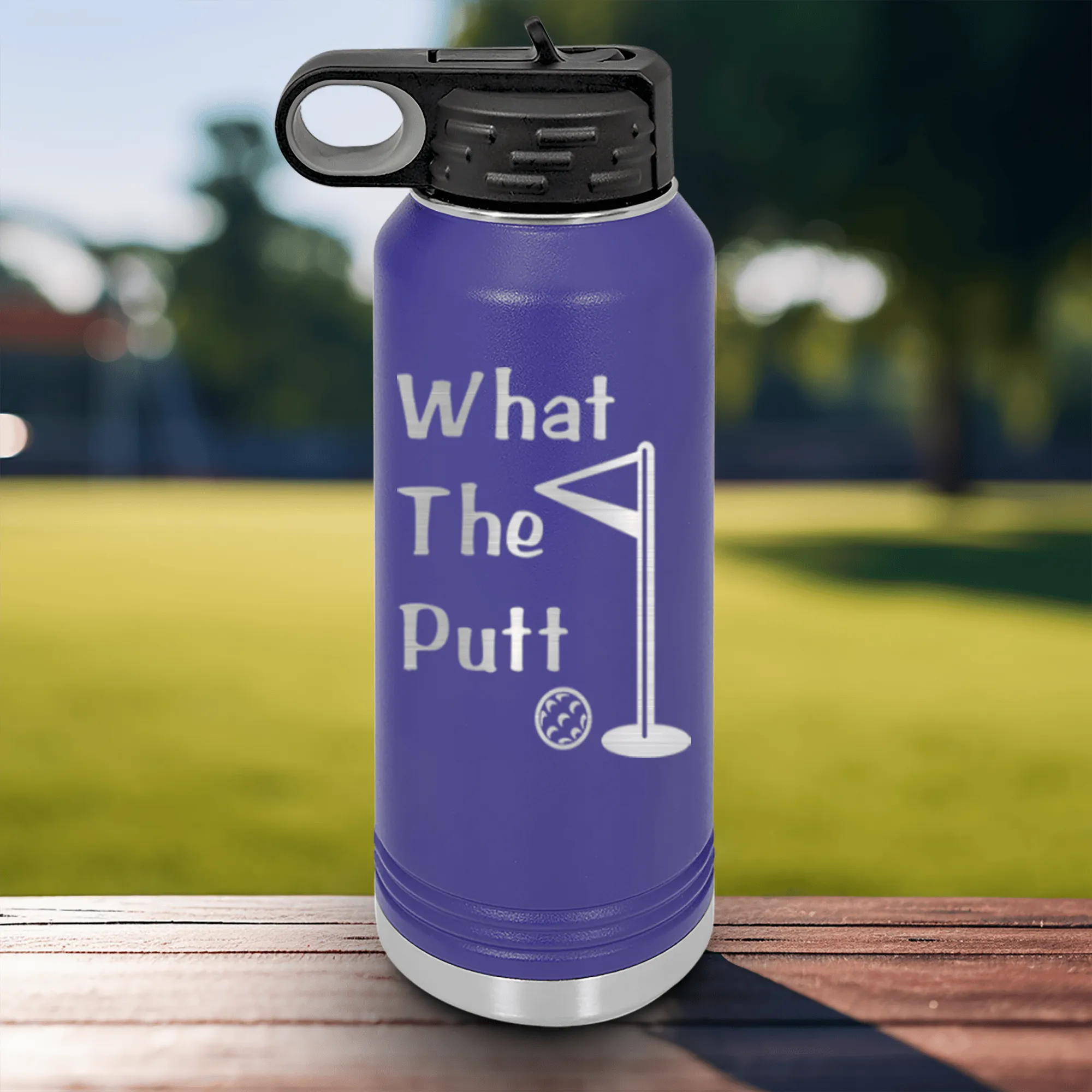 What The Putt Water Bottle