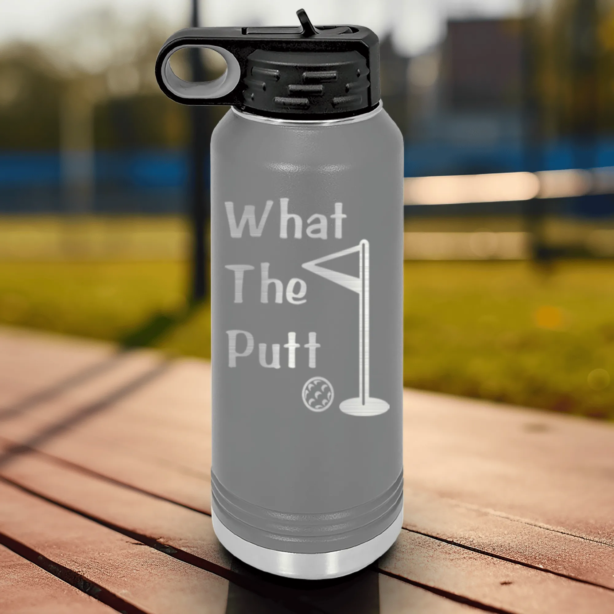 What The Putt Water Bottle