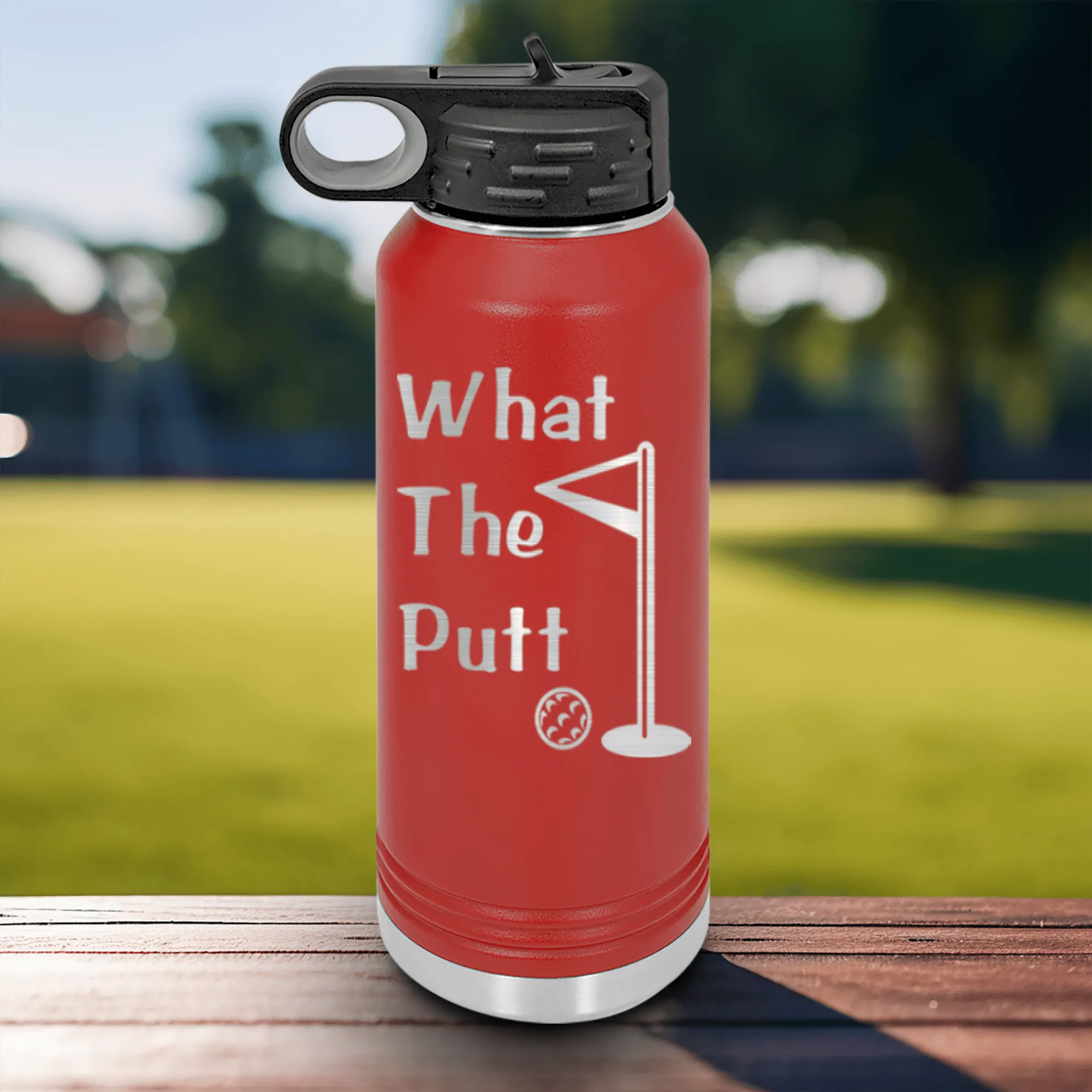 What The Putt Water Bottle