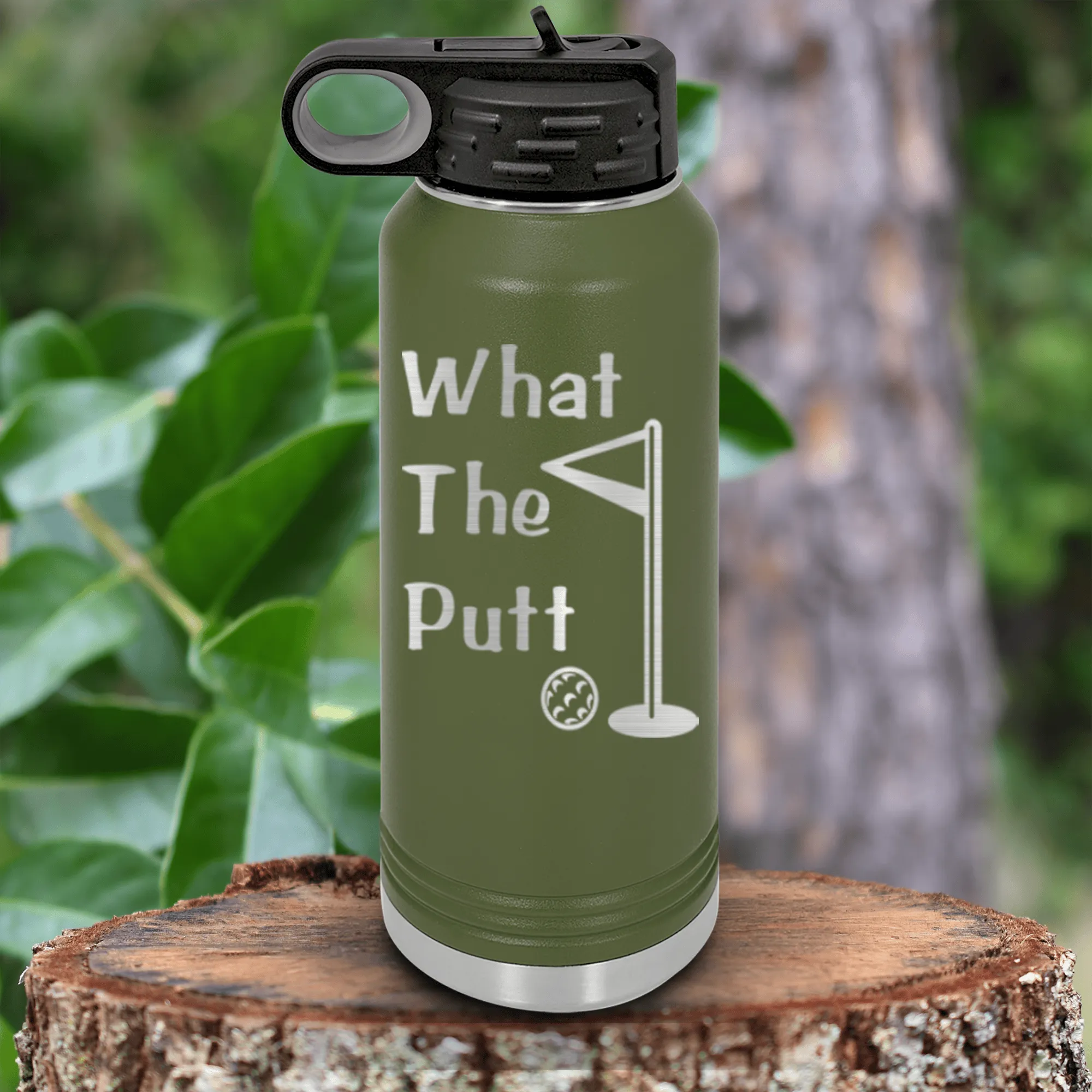 What The Putt Water Bottle