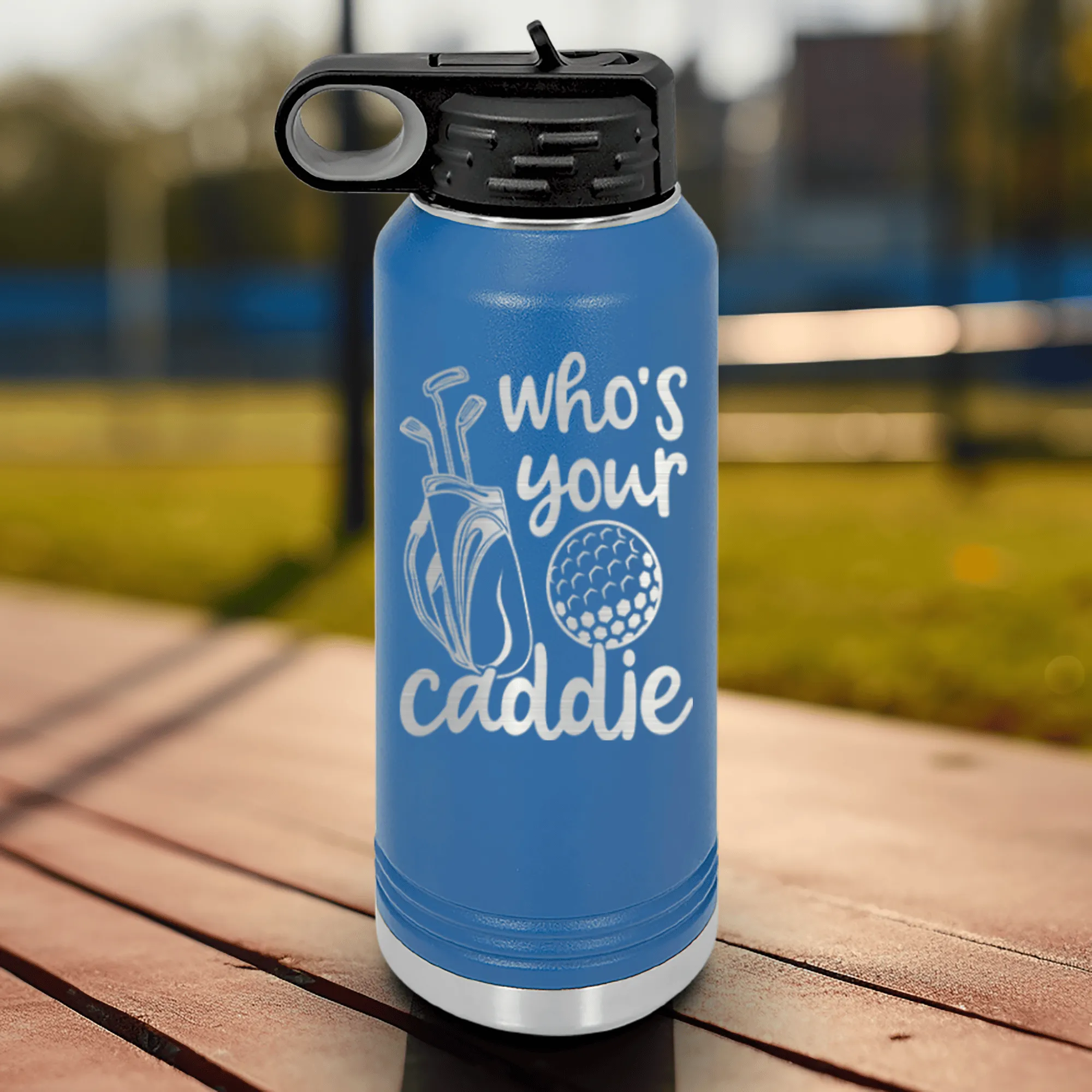 Whos Your Caddie Water Bottle