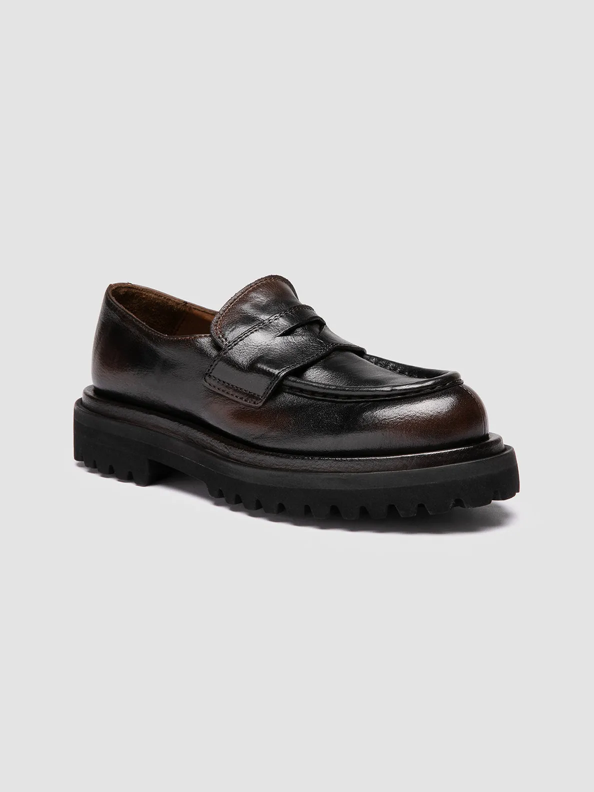 WISAL DD 101 - Brown Leather Loafers