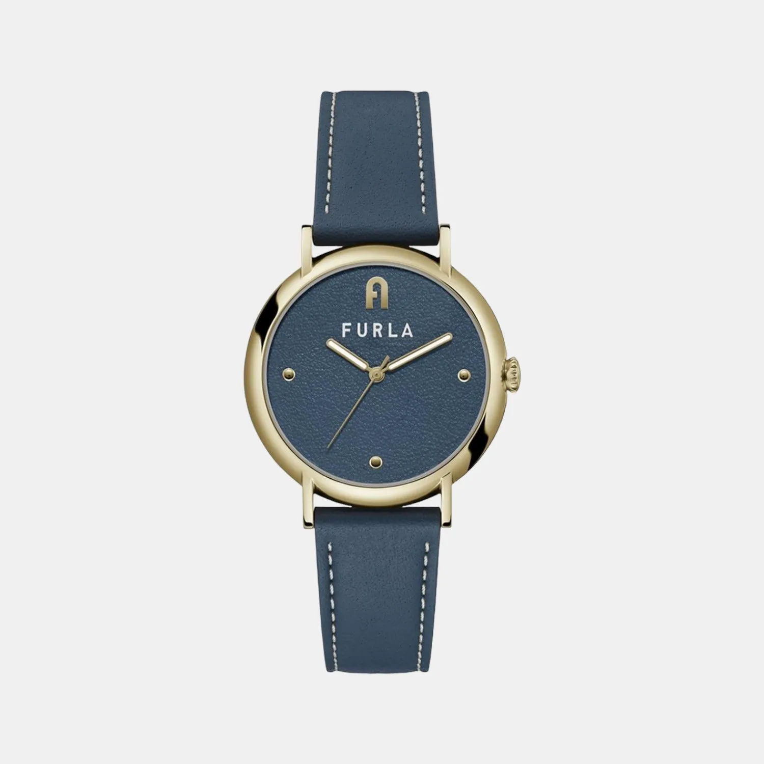 Women Blue Analog Leather Watch WW00023012L2